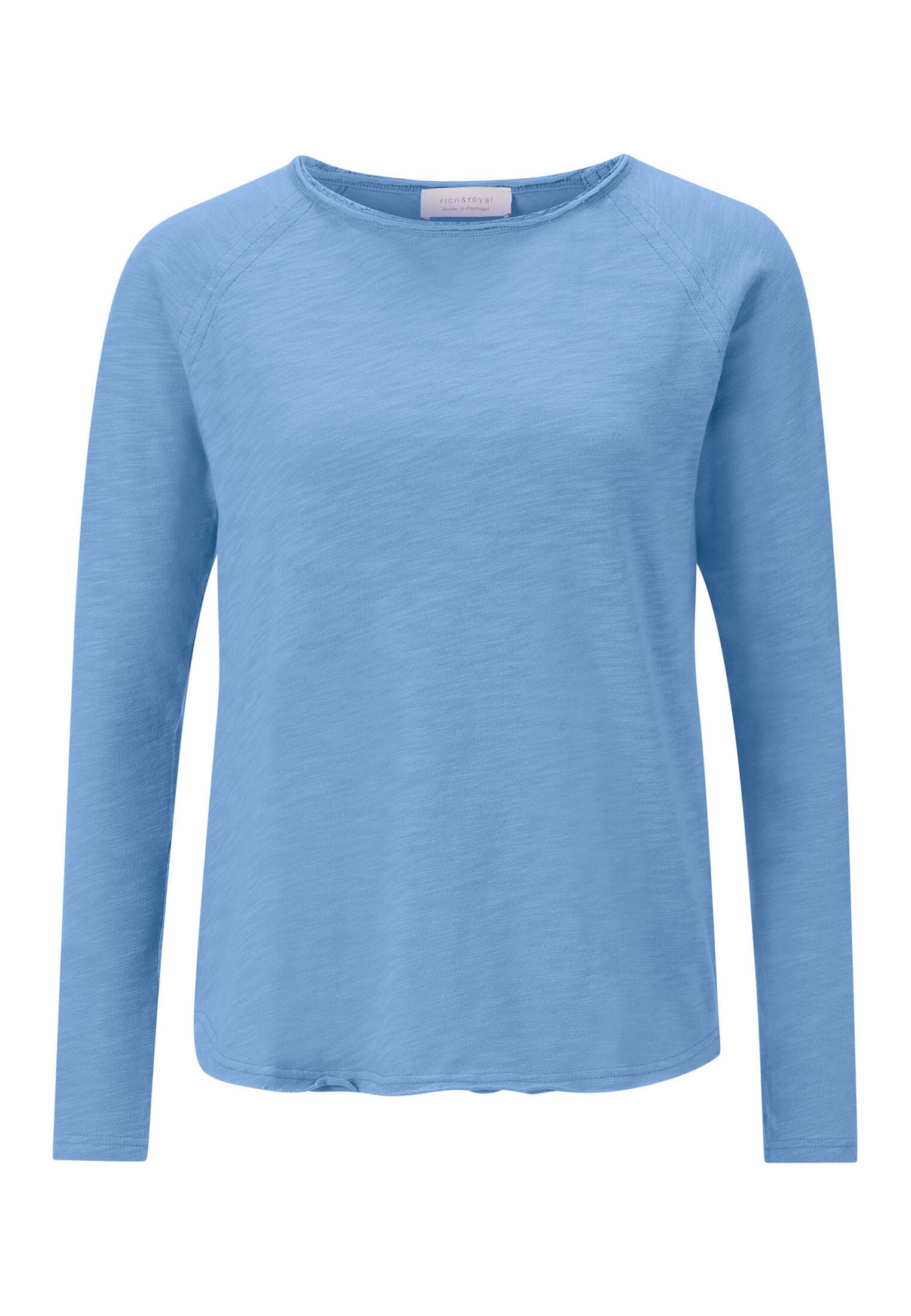 RICHROYAL T-Shirt Damen Longsleeve aus Bio-Baumwolljersey günstig online kaufen