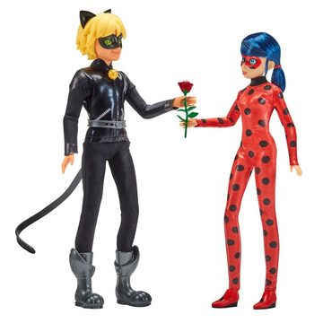 Playmates Toys Anziehpuppe 50198, Puppenset Miraculous Ladybug und Cat Noir Film-Version