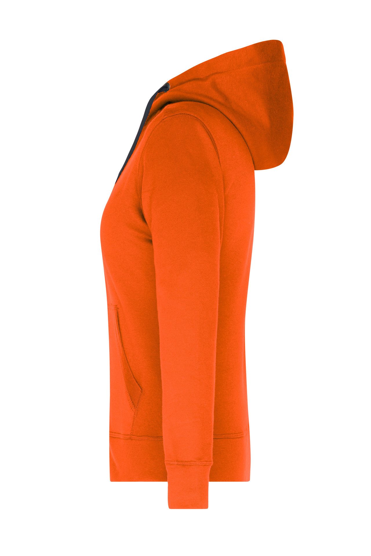 James & Nicholson Sweatjacke Hochwertige Damen Kapuzenjacke wasser- und schmutzabweisend JN594 Damen Sweatjacke Bionic