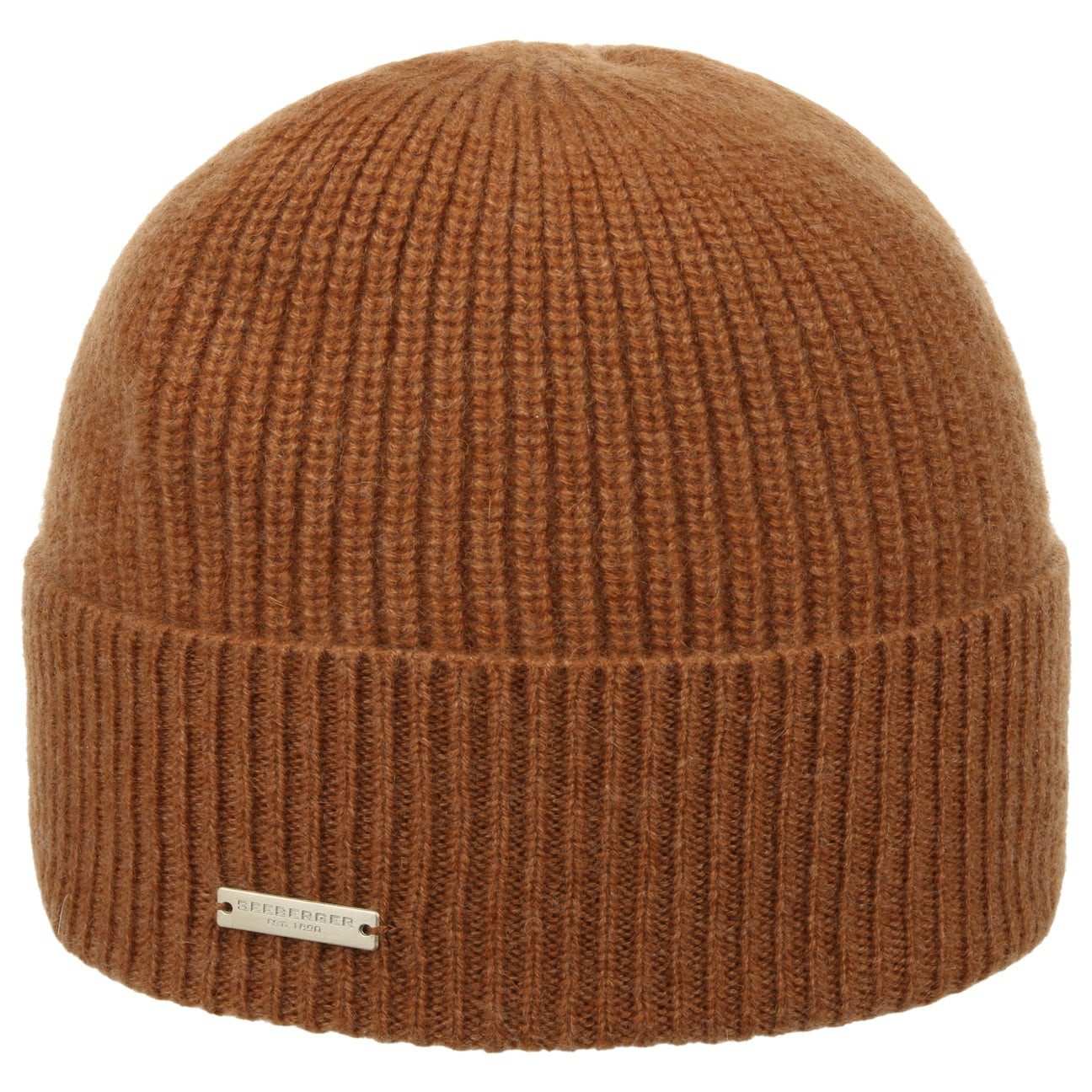 Seeberger Strickmütze (1-St) Damenmützen mit Umschlag