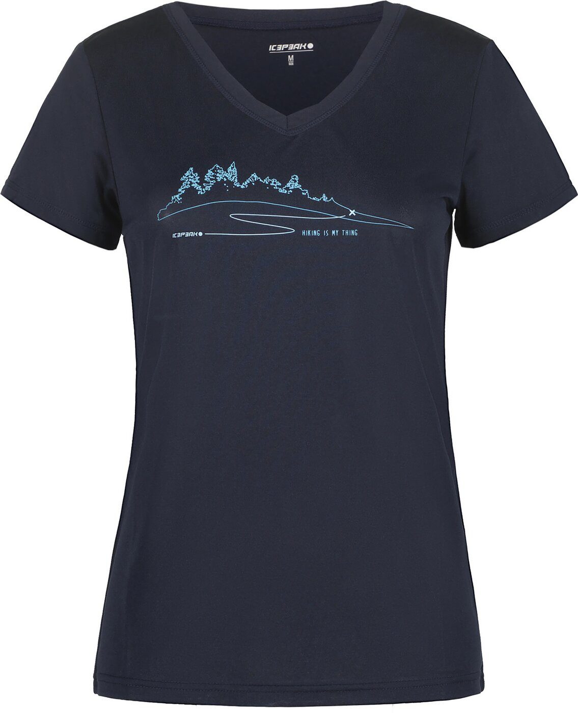 Ice T-Shirt ICEPEAK BURNHAM DUNKEL BLAU