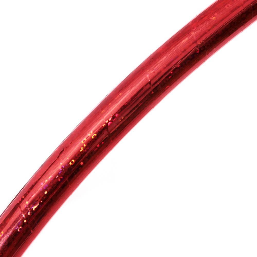 Hoopomania Hula-Hoop-Reifen Mini Hula Hoop, Rot Glitter Farben, Ø50cm