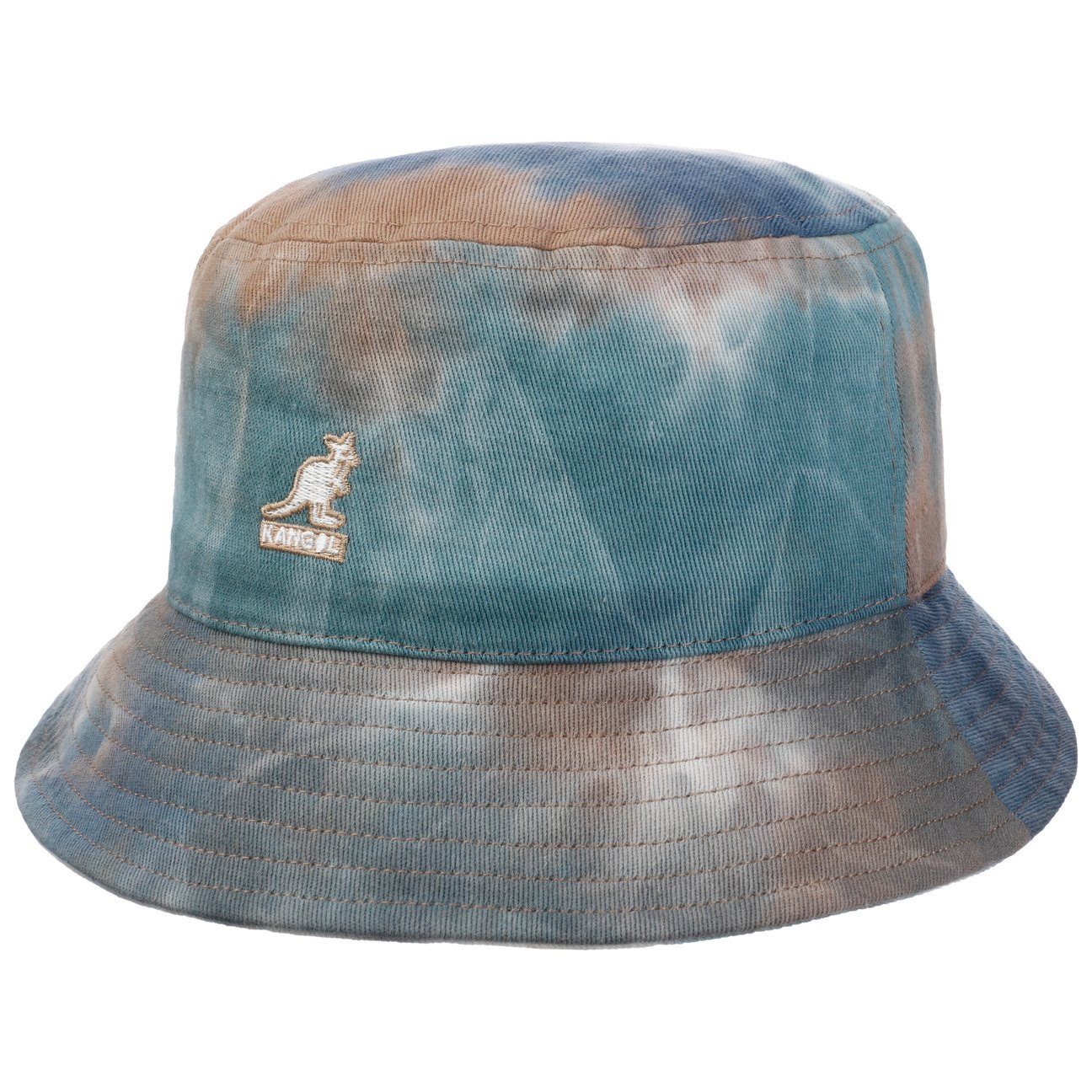 Kangol (1-St) Fischerhut Baumwollhut blau