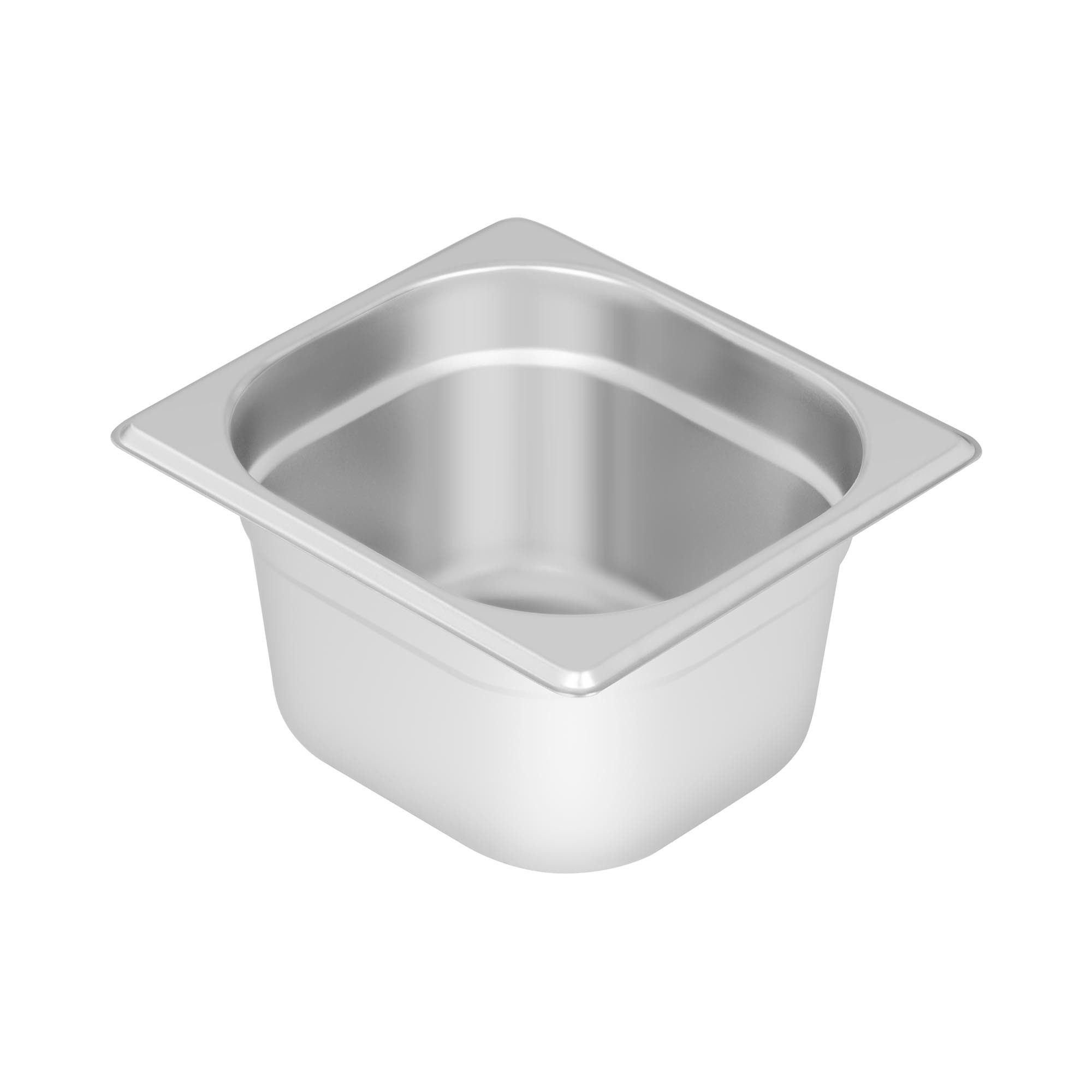 Royal Catering Thermobehälter GN-Behälter Gastronormbehälter Edelstahl spülmaschinenfest 1/6 GN 100, Edelstahl, verschiedene Größen