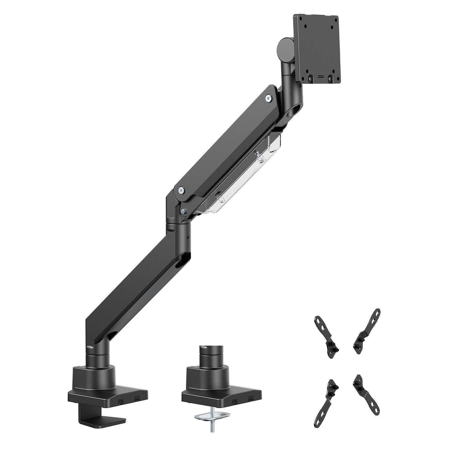 Maclean Monitor-Halterung MC-968, (bis 57,00 Zoll, Monitorhalterung 17-57'' 27 kg VESA Gasfeder) – Bild 4 von 5