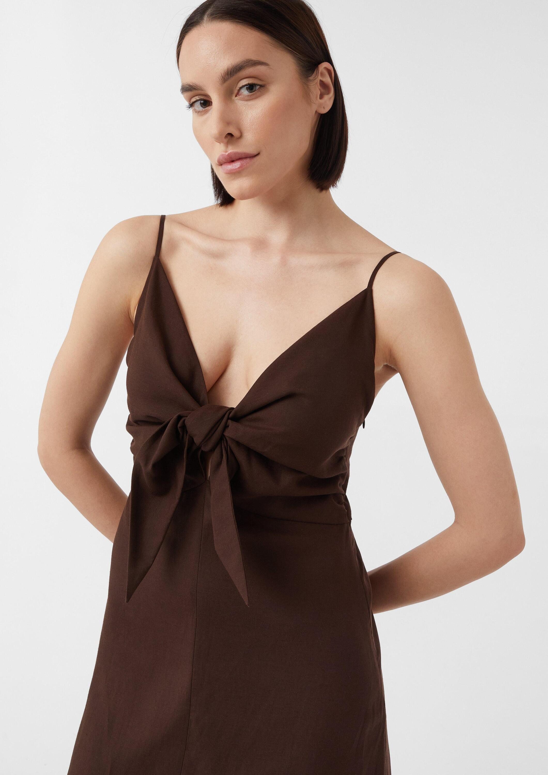 comma Midikleid Kleid (1-tlg)