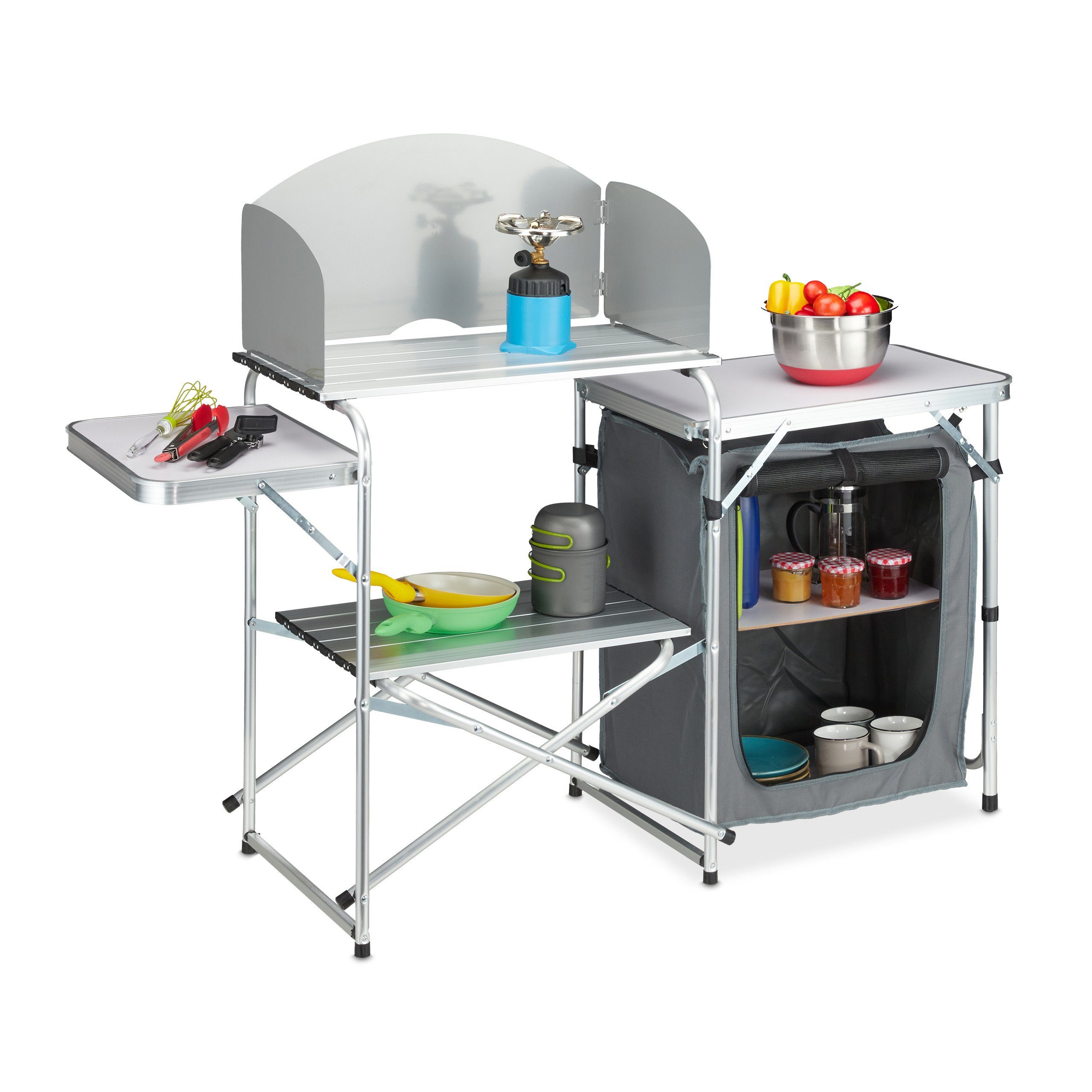 relaxdays Campingtisch Campingküche günstig online kaufen
