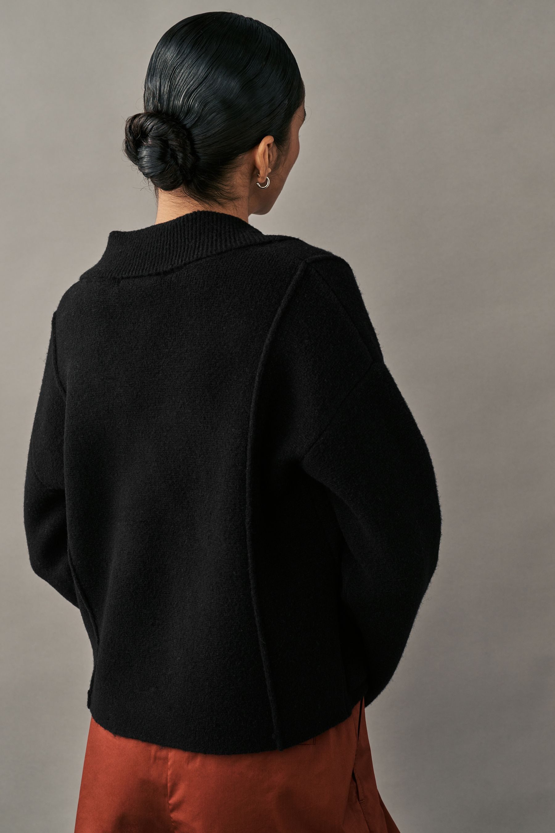 Next Strickjacke Elegante Strickjacke mit Kragen günstig online kaufen