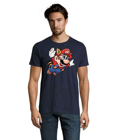 Blondie & Brownie T-Shirt »Herren Super Mario 3 Fligh Nintendo Logo Print«