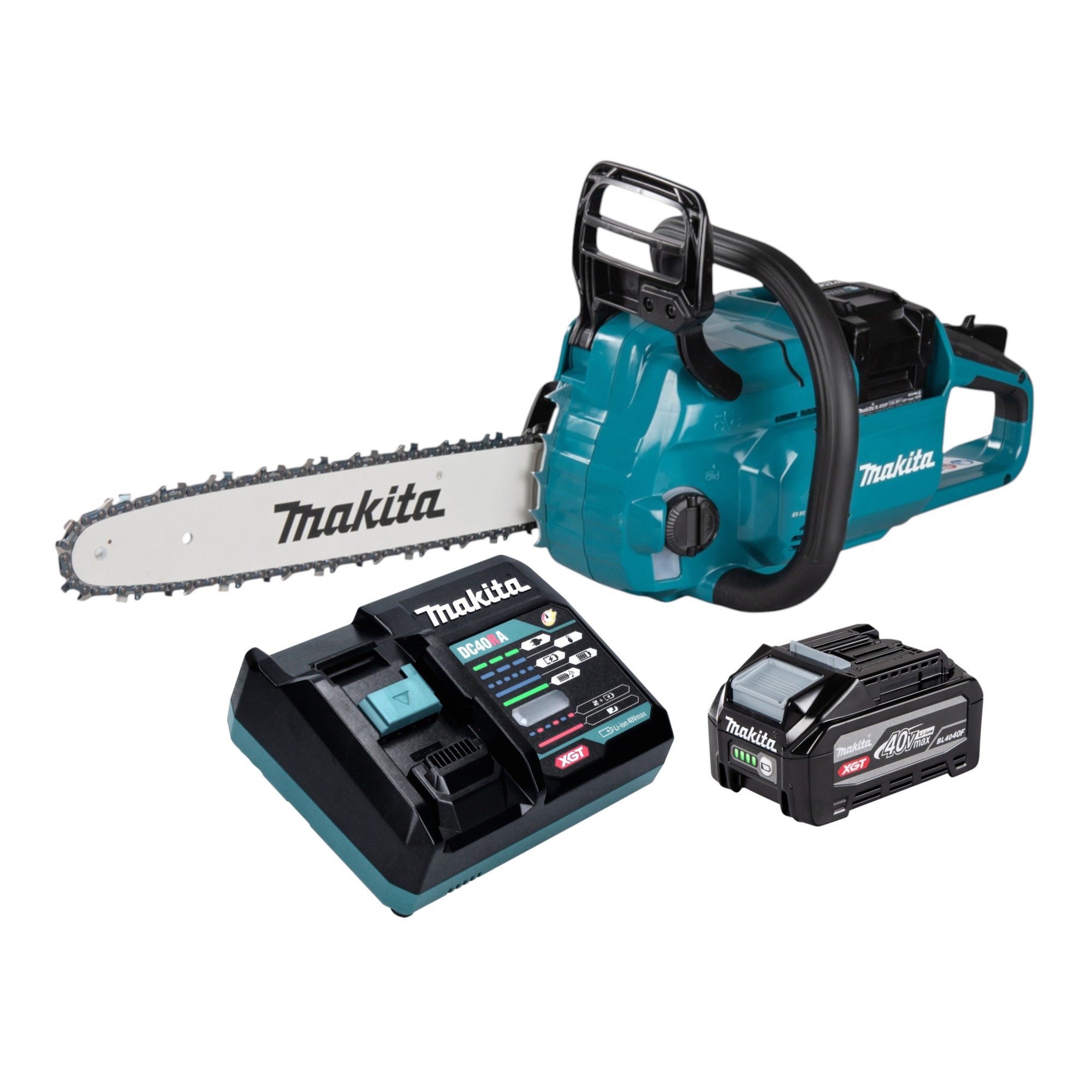 Makita Akku-Kettensäge UC 025 GU101 40 V max. 35 cm Brushless + 1x Akku 4,0 Ah + Ladegerät