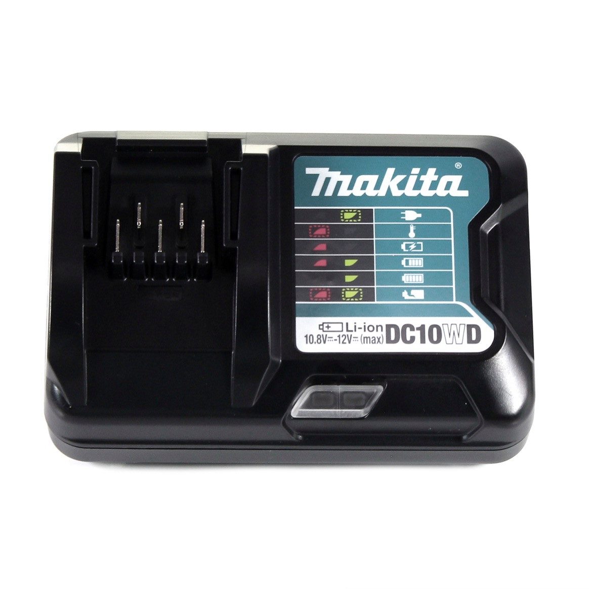 Makita DC 10 WD Ladegerät für 10,8 - 12V Li-Ion Akkus (197343-0) Schnelllade-Gerät