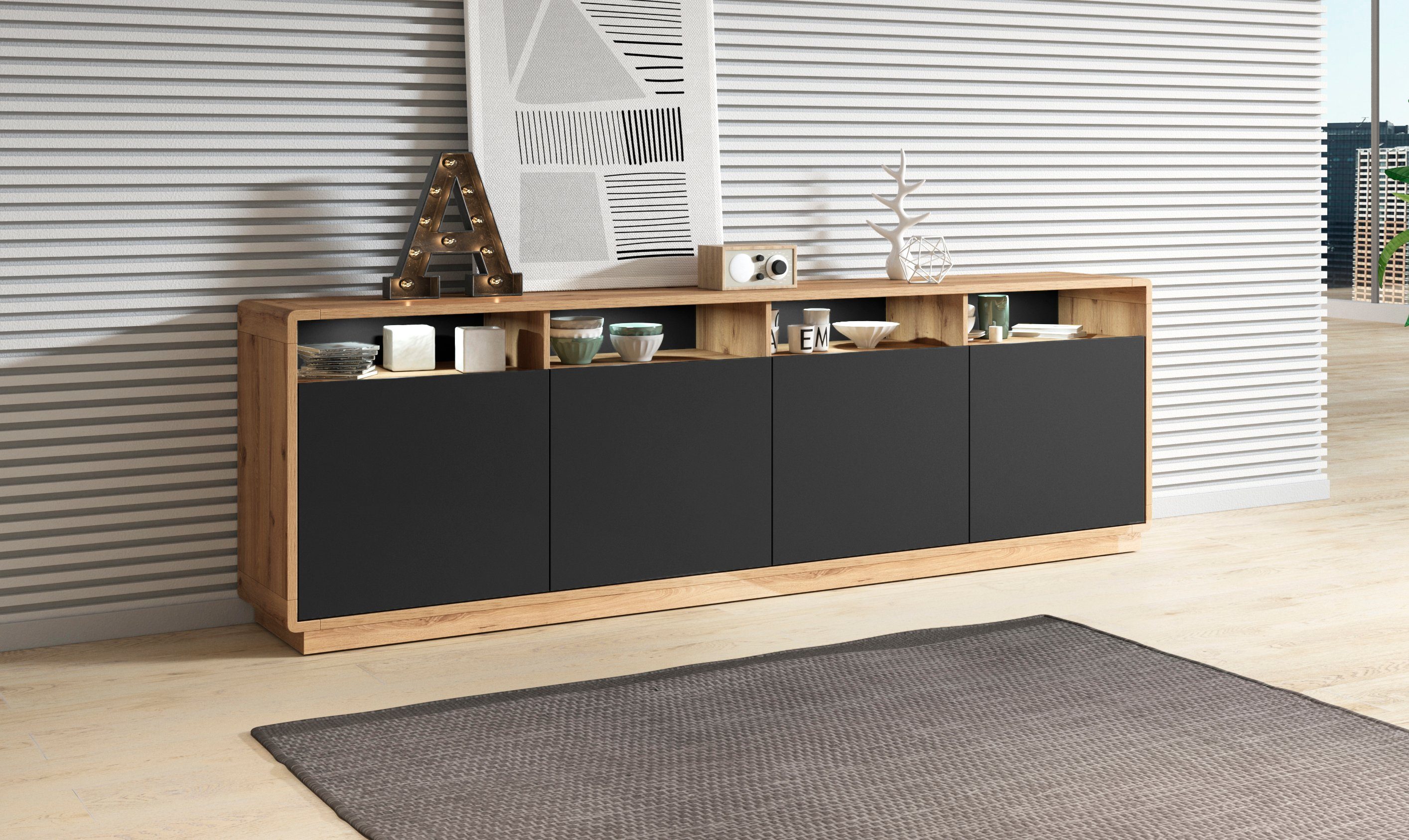 INOSIGN Sideboard ASTON, Breite 238 cm. günstig online kaufen