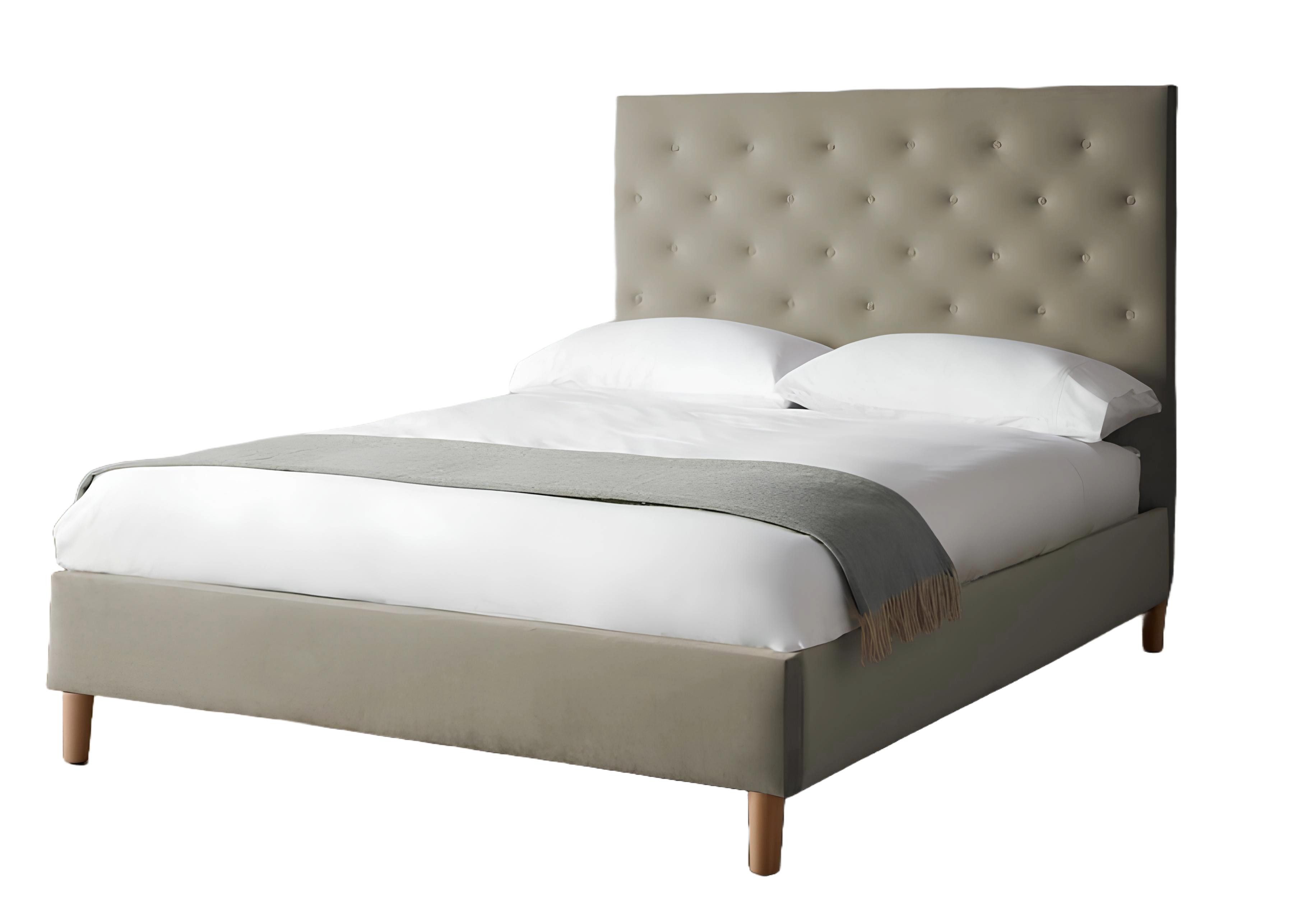 Bettgestell Chesterfield Polsterbett mit gepolstertem Rahmen in edlem Design
