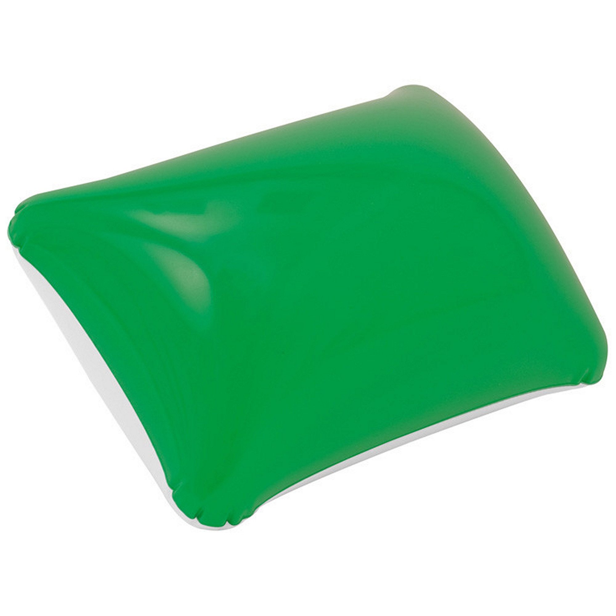 Reisekissen aufblasbares Kissen / Reisekissen / Strandkissen / Farbe: weiß-grün