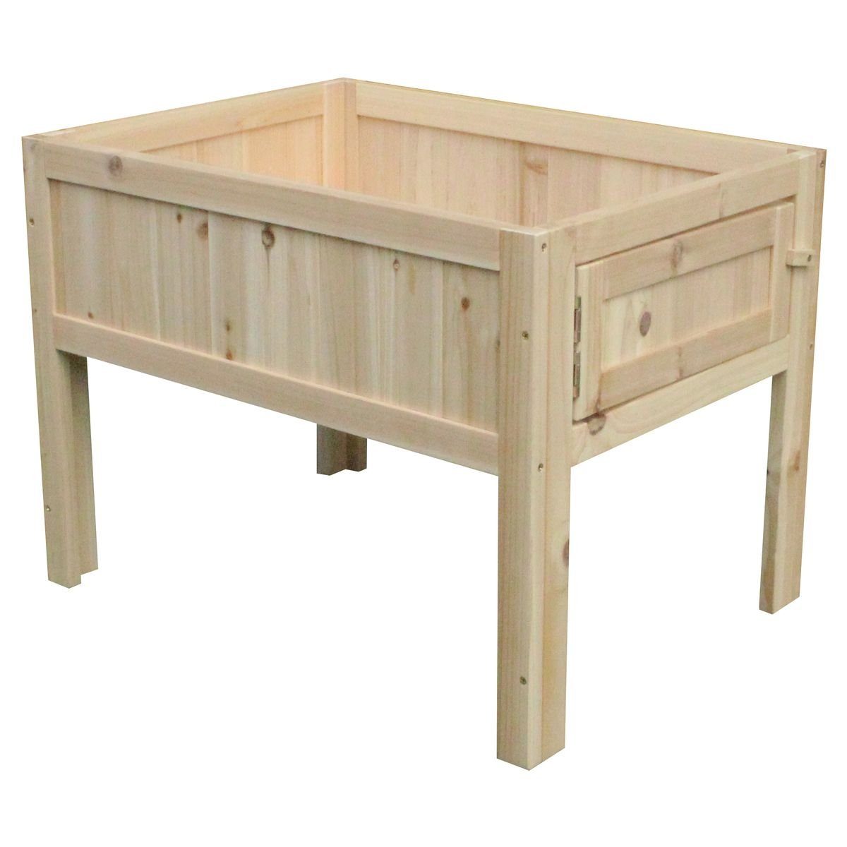 Coemo Hochbeet (1 St), Hochbeet für Kinder, mit seitlichem Sichtfenster