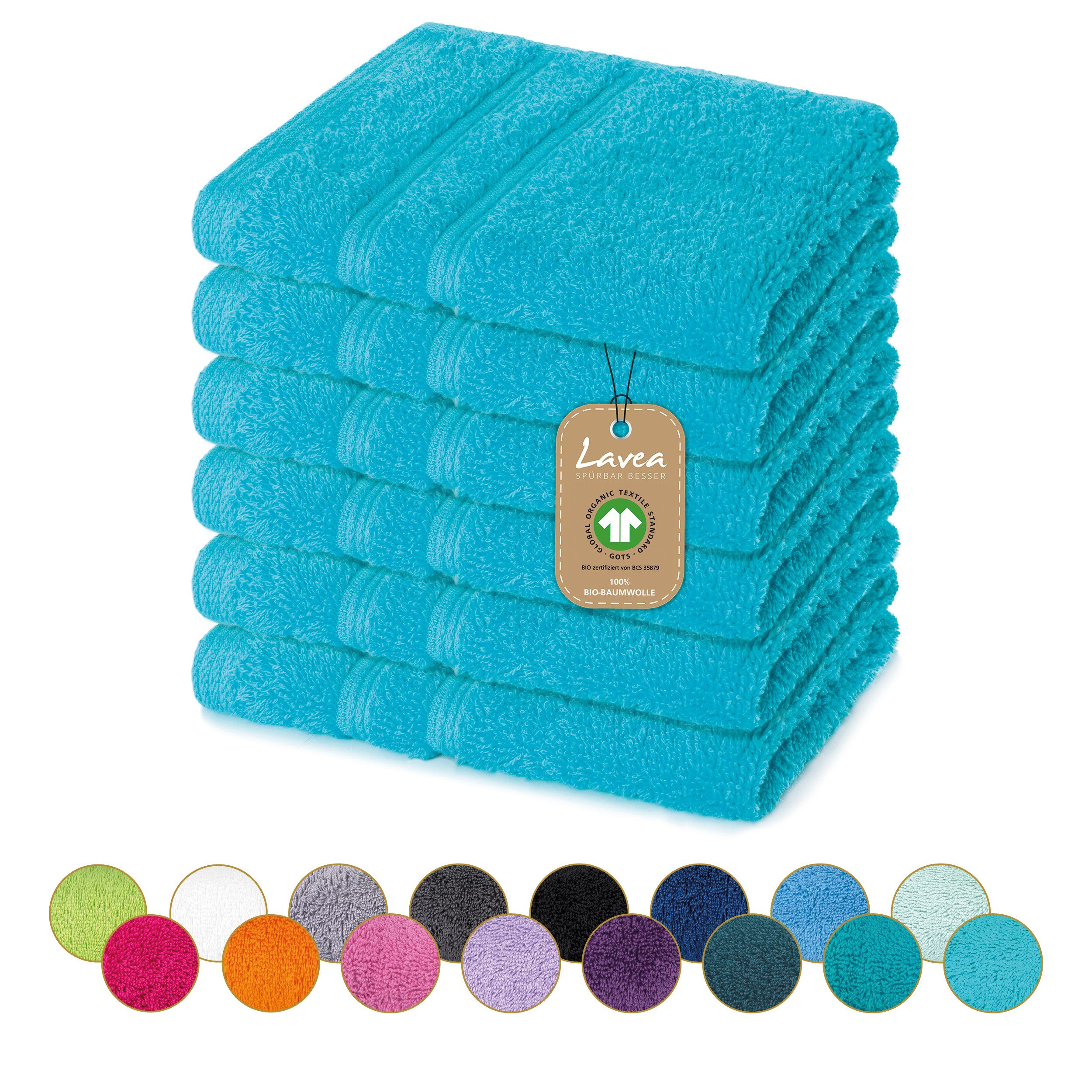 Lavea Seiftuch Bali Seiftücher, Waschlappen Frottee 30x30 cm, Weiches Bio-B günstig online kaufen