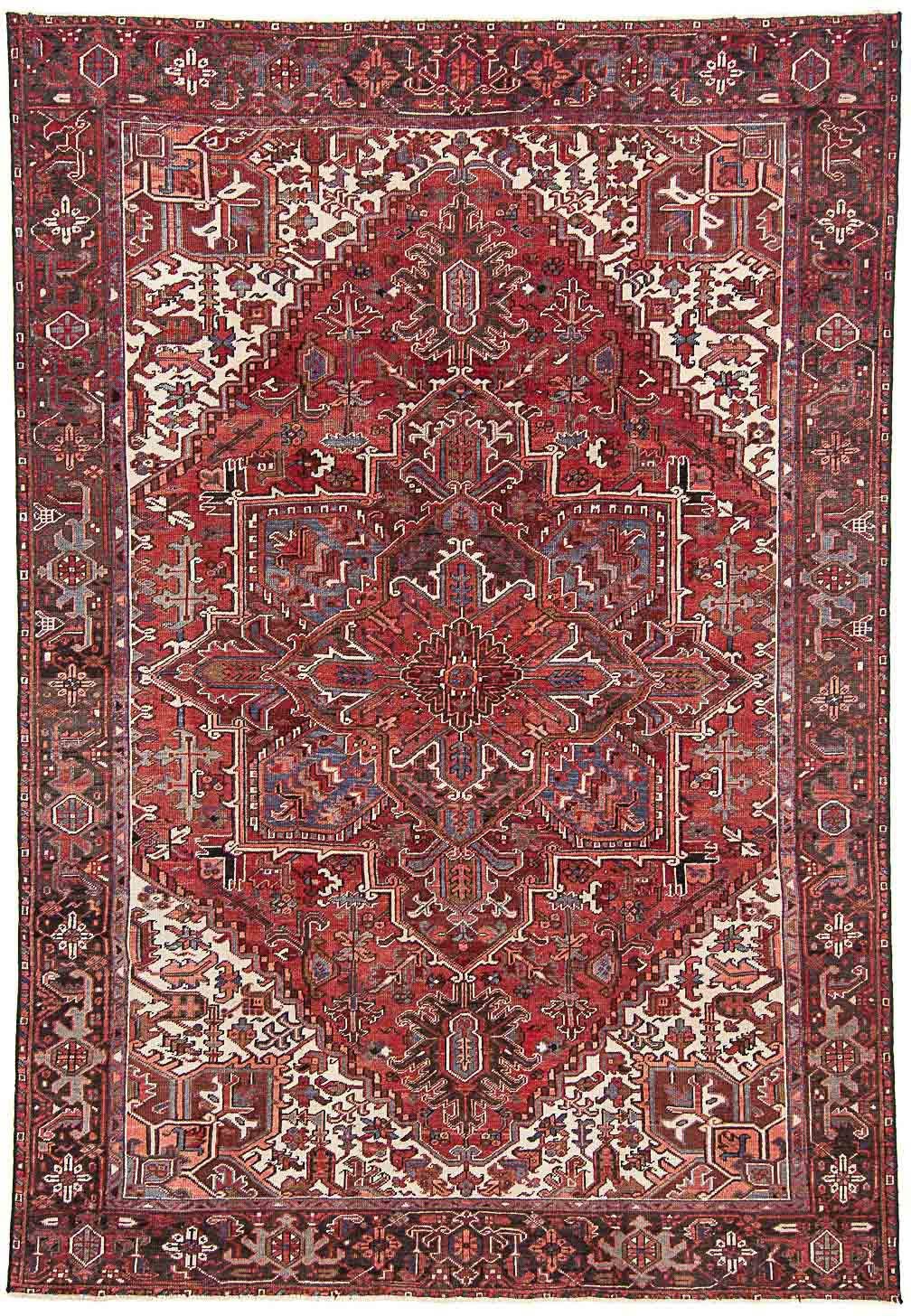 x 104 cm, Höhe: mm, Hosseinabad 157 Medaillon Wollteppich Handgeknüpft morgenland, rechteckig, 10