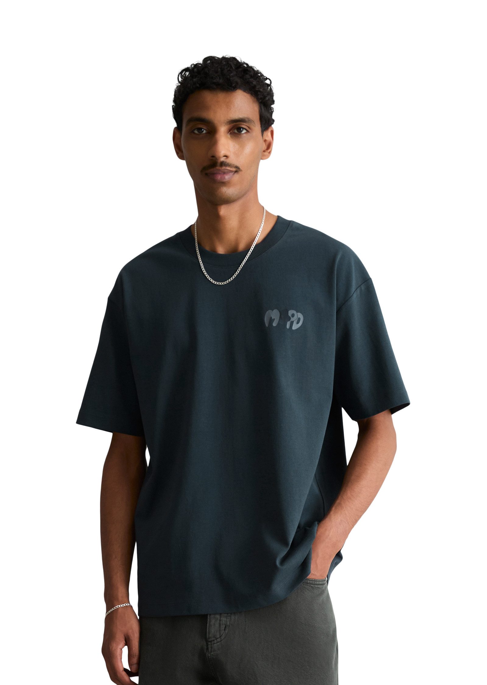 Marc O'Polo DENIM T-Shirt mit großem Rückenprint
