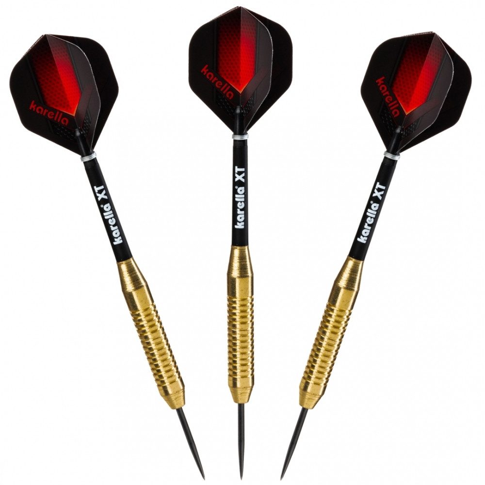 Dartpfeil Karella XT-1 22 g Steeldart Set für Einsteiger.