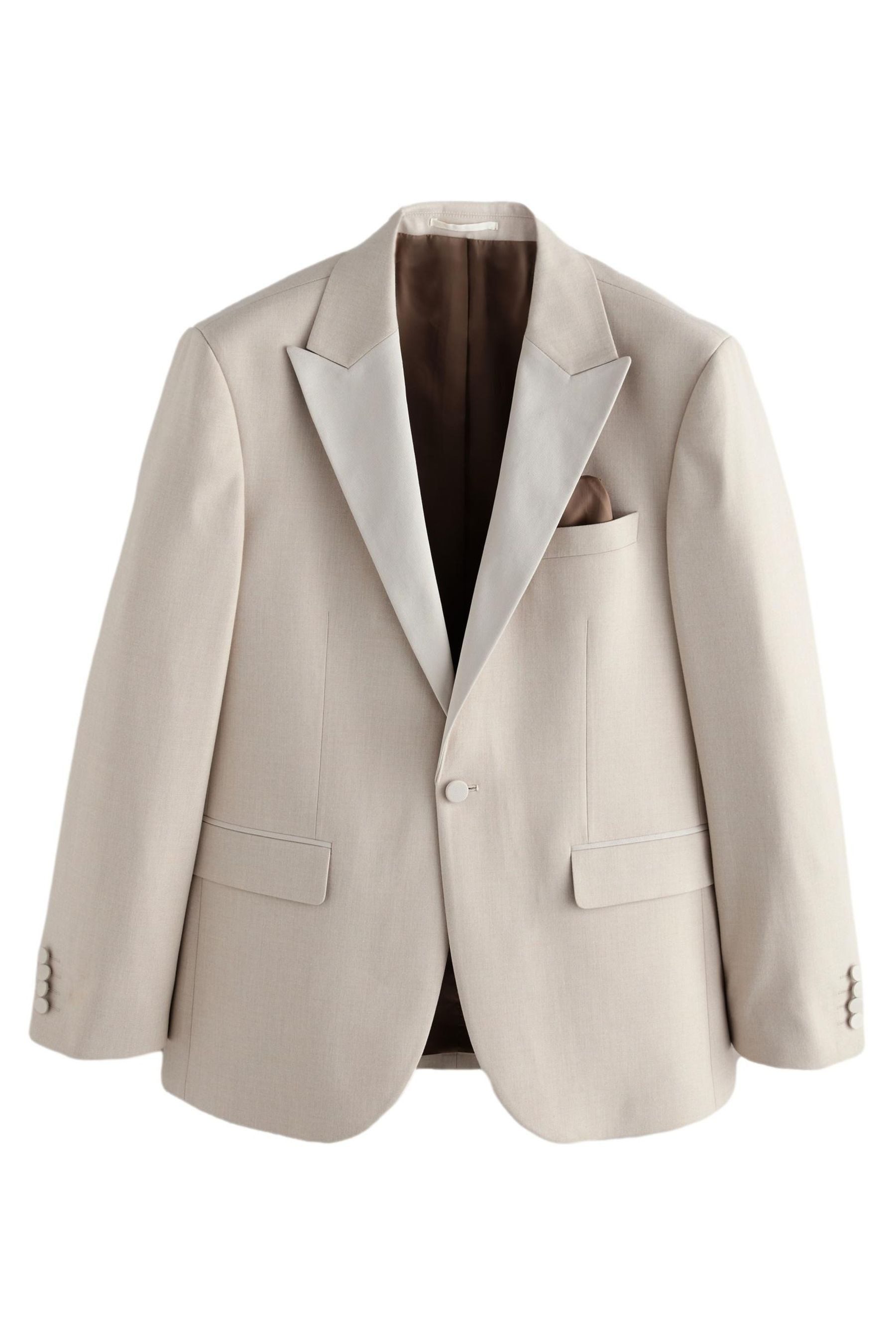 Next Sakko Slim Fit Smoking Anzugsakko aus Flanell (1-tlg)