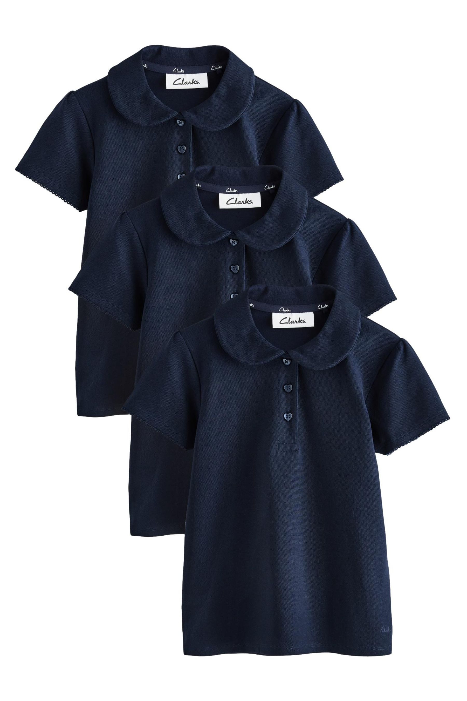 Poloshirt Clarks Kurzarm-Poloshirts im 2er-Pack