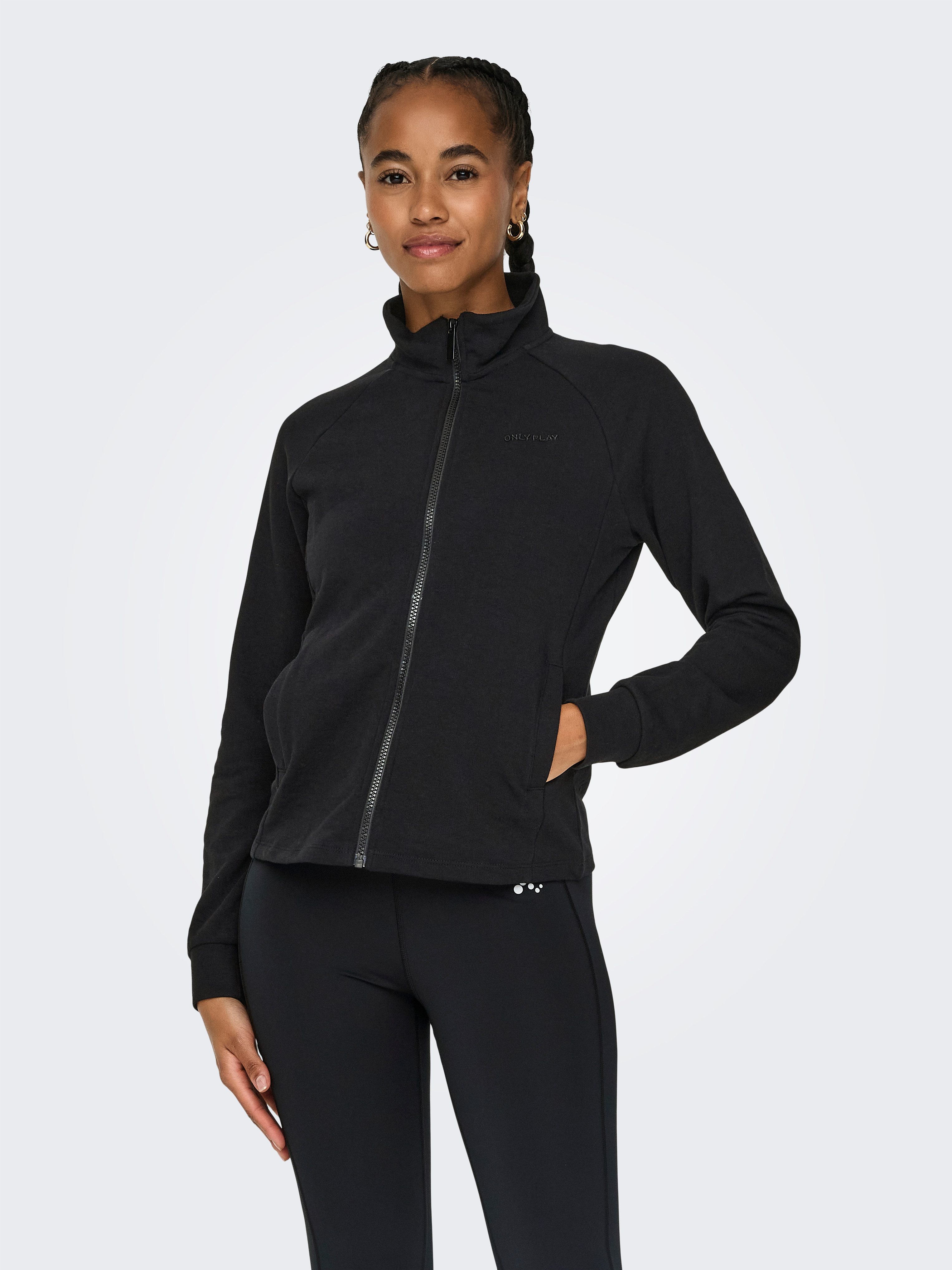 ONLY Play Sweatjacke ONPMELINA LS HN ZIP SWT NOOS