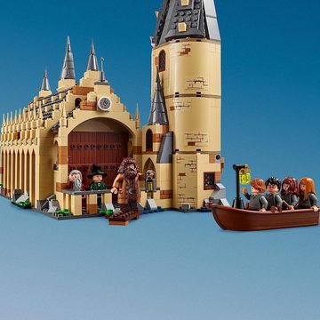 LEGO® Konstruktionsspielsteine Harry Potter Große Halle von Hogwarts, Geschenk für Zauberwelt-Fans, (Geschenk Weihnachten, Geburtstag, Frauen Männer Kinder, 878 St., Baukasten Erwachsene, Kinder Sale), Bausteine Konstruktionssteine, Bausatz, Spielzeug, Klemmbausteine