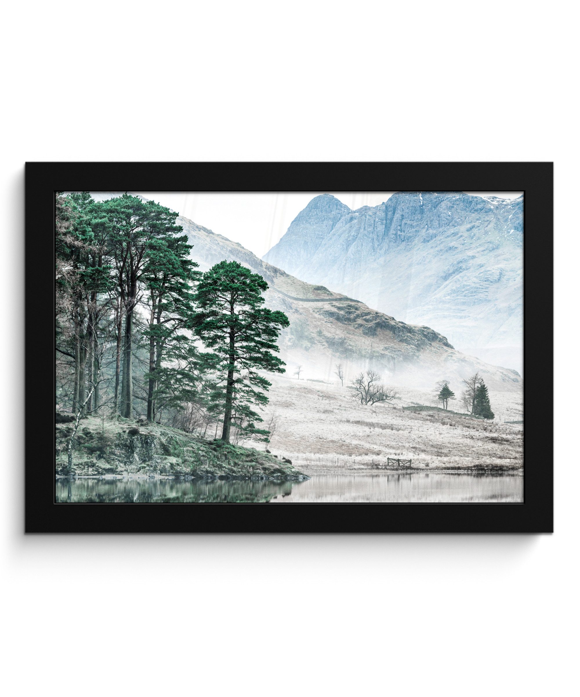 Poster Natur - Winter - Berge - Wald
