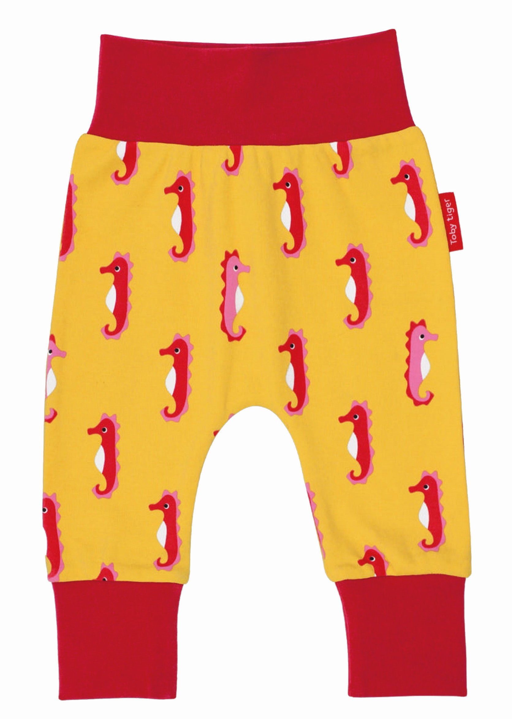 Toby Tiger Schlupfhose Hose mit Seepferdchen Print