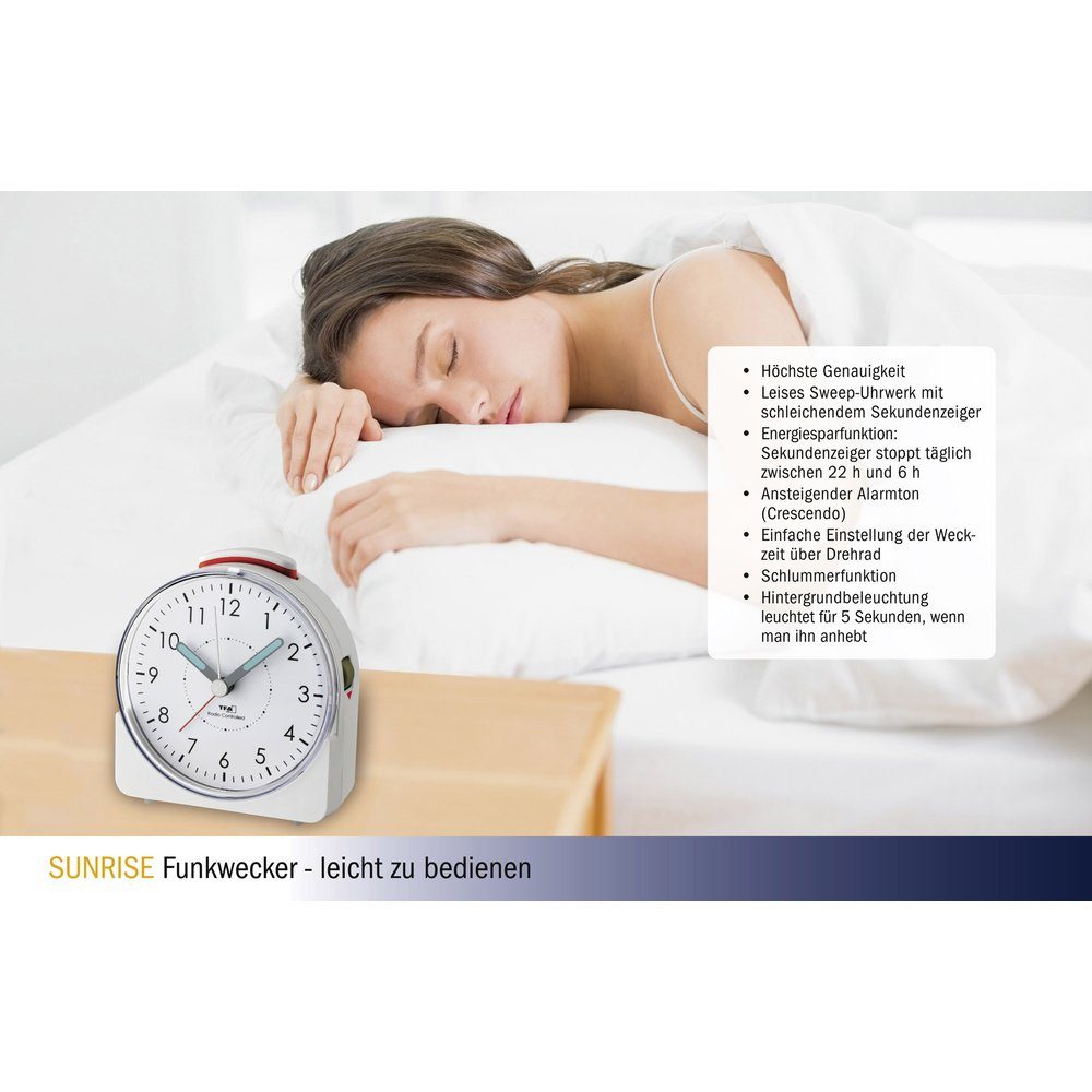 TFA Dostmann Funkwecker TFA 60.1513 Analoger günstig online kaufen