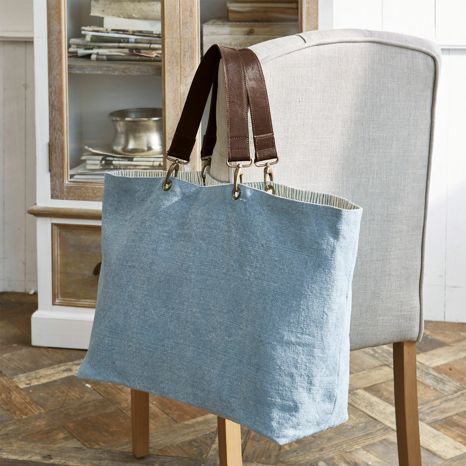 Mirabeau Handtasche Tasche Bente blau/braun – Bild 3 von 5