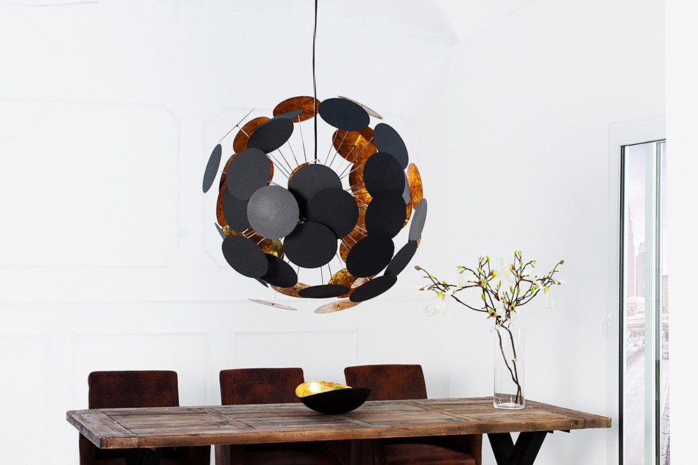riess-ambiente Hängeleuchte INFINITY HOME 70cm schwarz / gold, ohne Leuchtmittel, Wohnzimmer · Metall · Kugel · Esszimmer · Modern. € 194,95