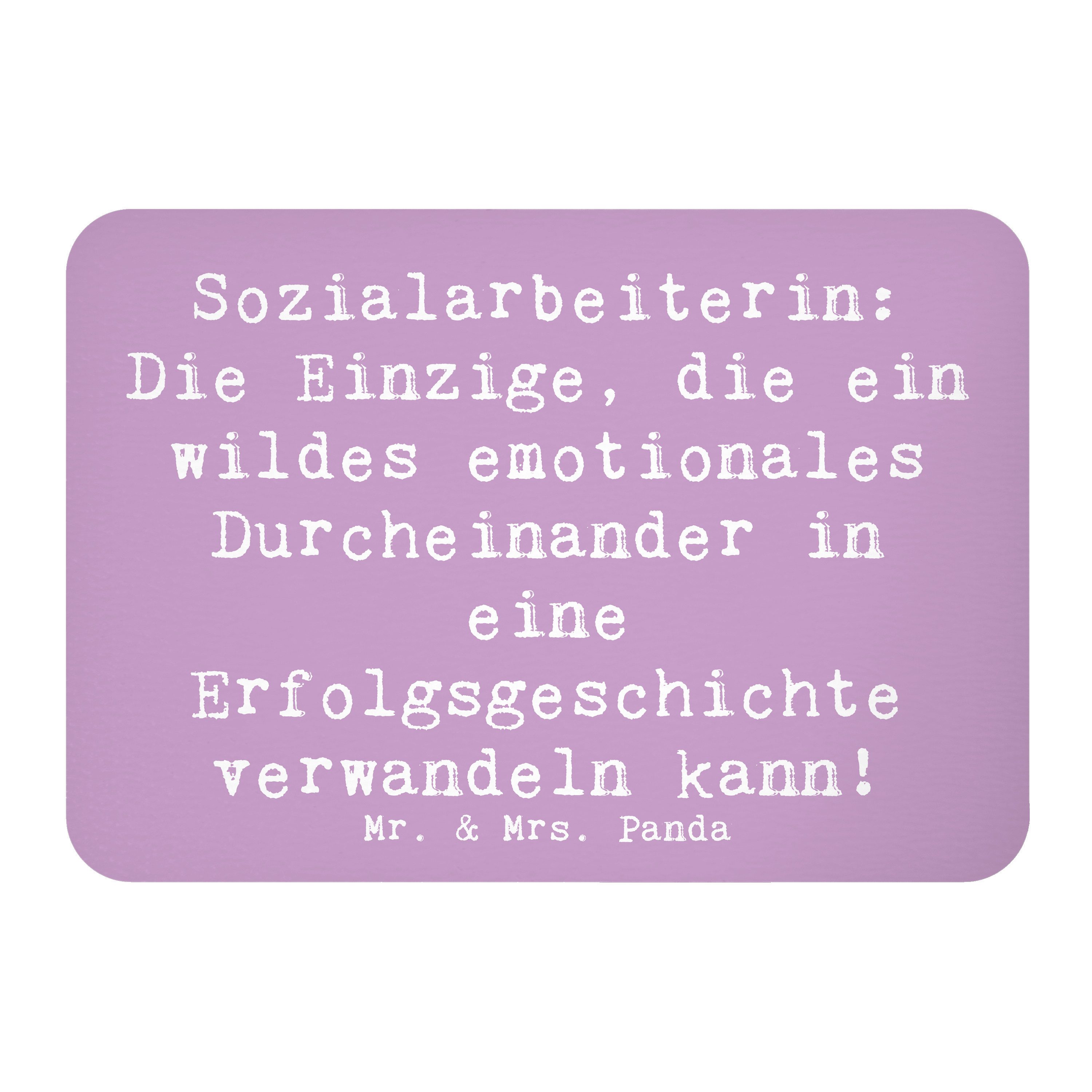 Magnet Spruch Sozialarbeiterin Erfolg - Lavendeltraum - Geschenk, Expertise
