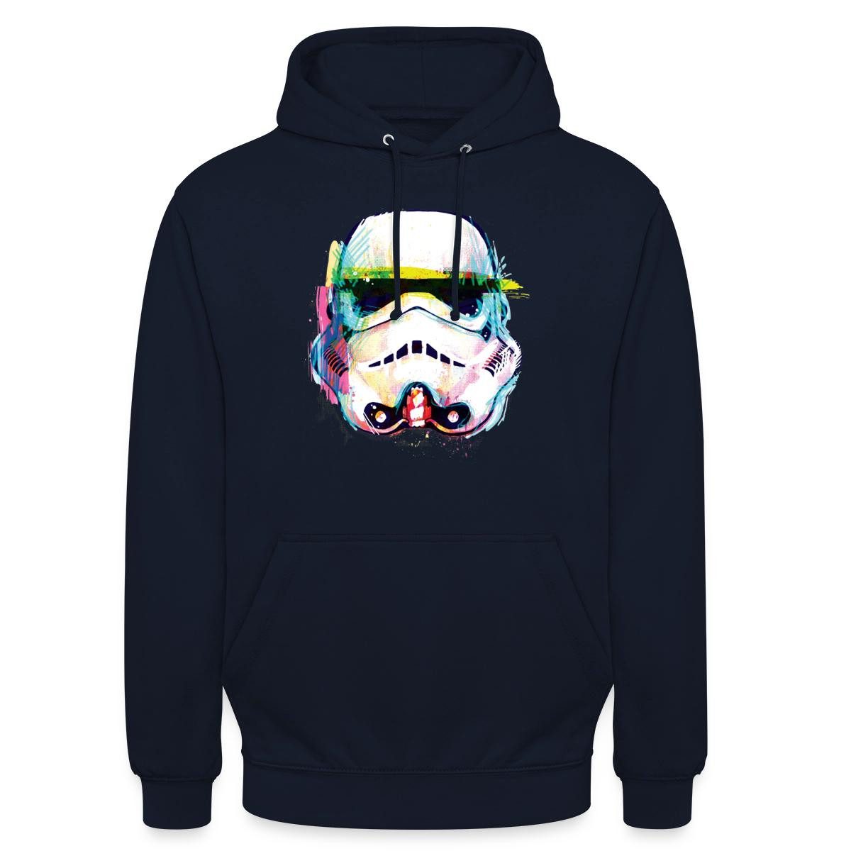 Hoodie Star Wars Stormtrooper Portrait Artsy-Look Unisex Hoodie