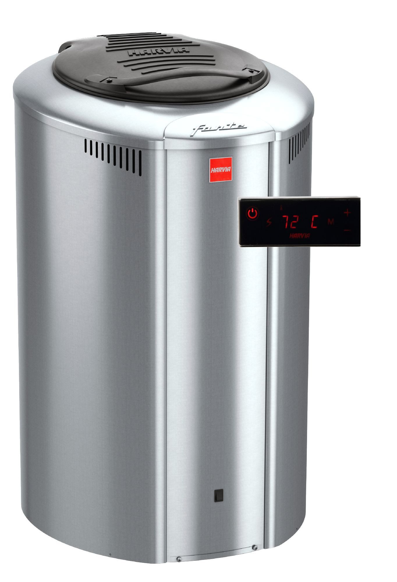 HARVIA Saunaofen Forte AF6 Elektro-Saunaofen 6 kW, inkl. Xafir-Steuerung, 6 kW, digitale Steuerung, 6-kW-Saunaofen für 5–8 m³ mit Xafir-Steuerung