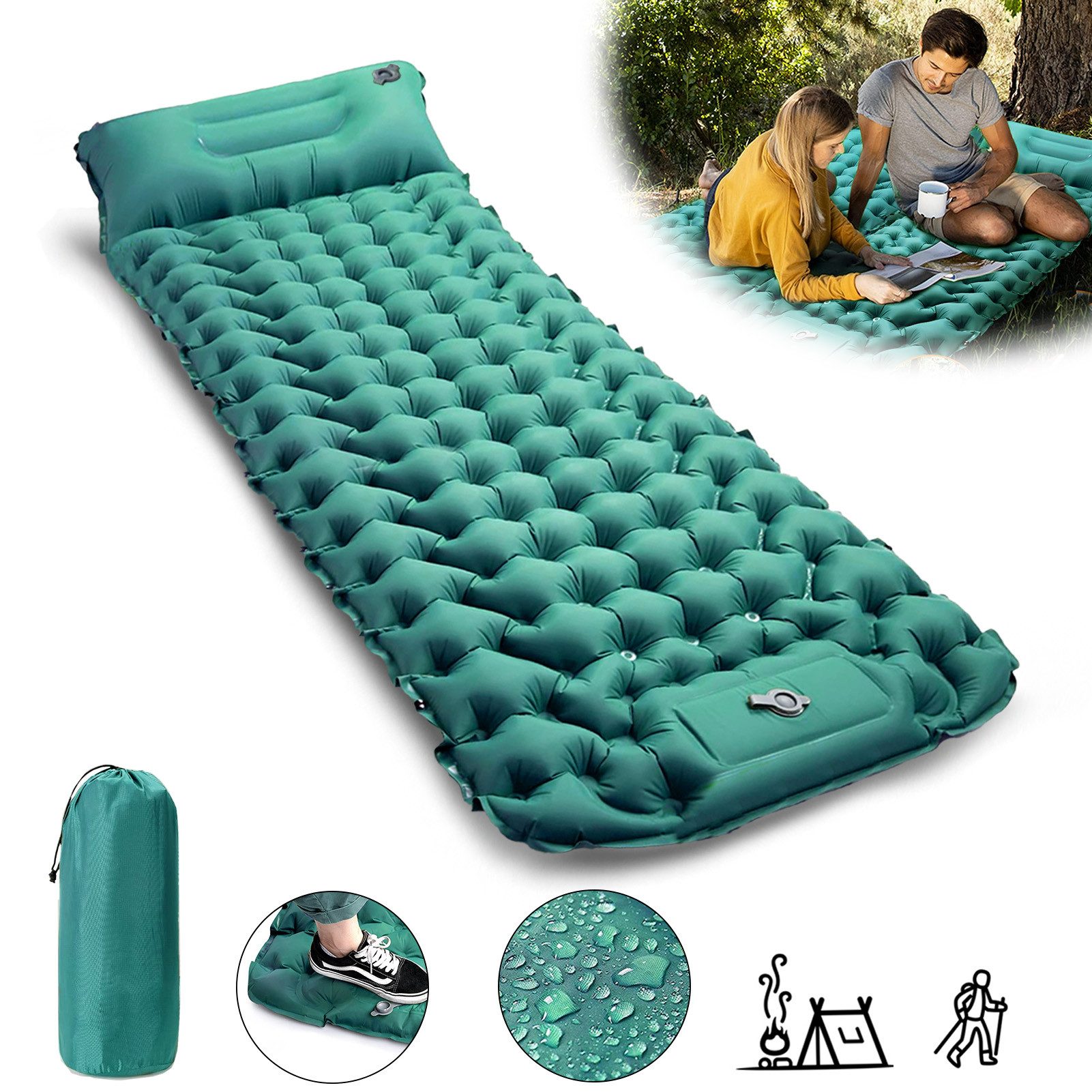 CALIYO Isomatte Isomatte Outdoor, Isomatte Ultraleicht, Isomatte Camping Outdoor, erschleißfest/wasserabweisend/Reißfestigkeit