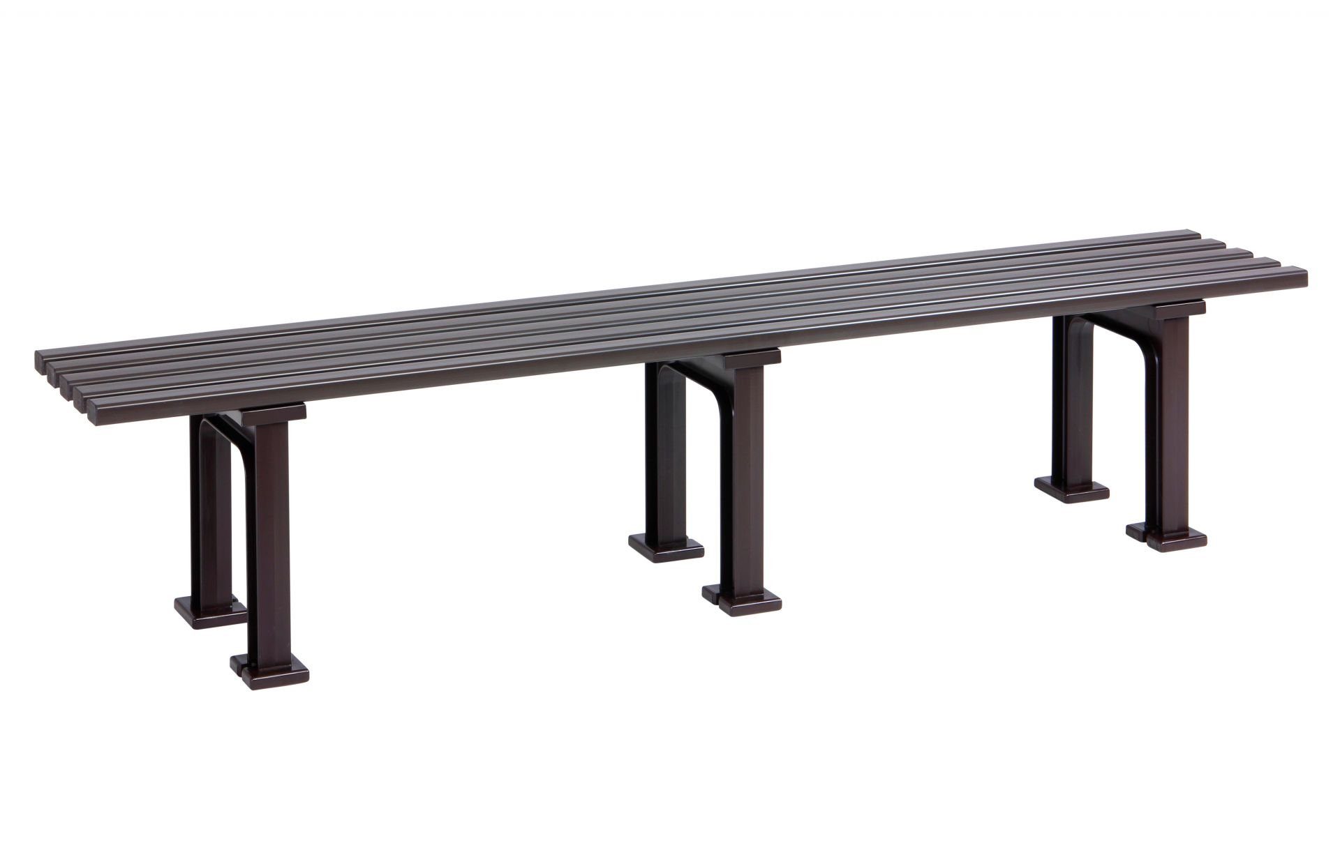 Blome Gartenbank Gartenbank Mono l, 3-Sitzer, Pflegeleichter Kunststoff, Weiß
