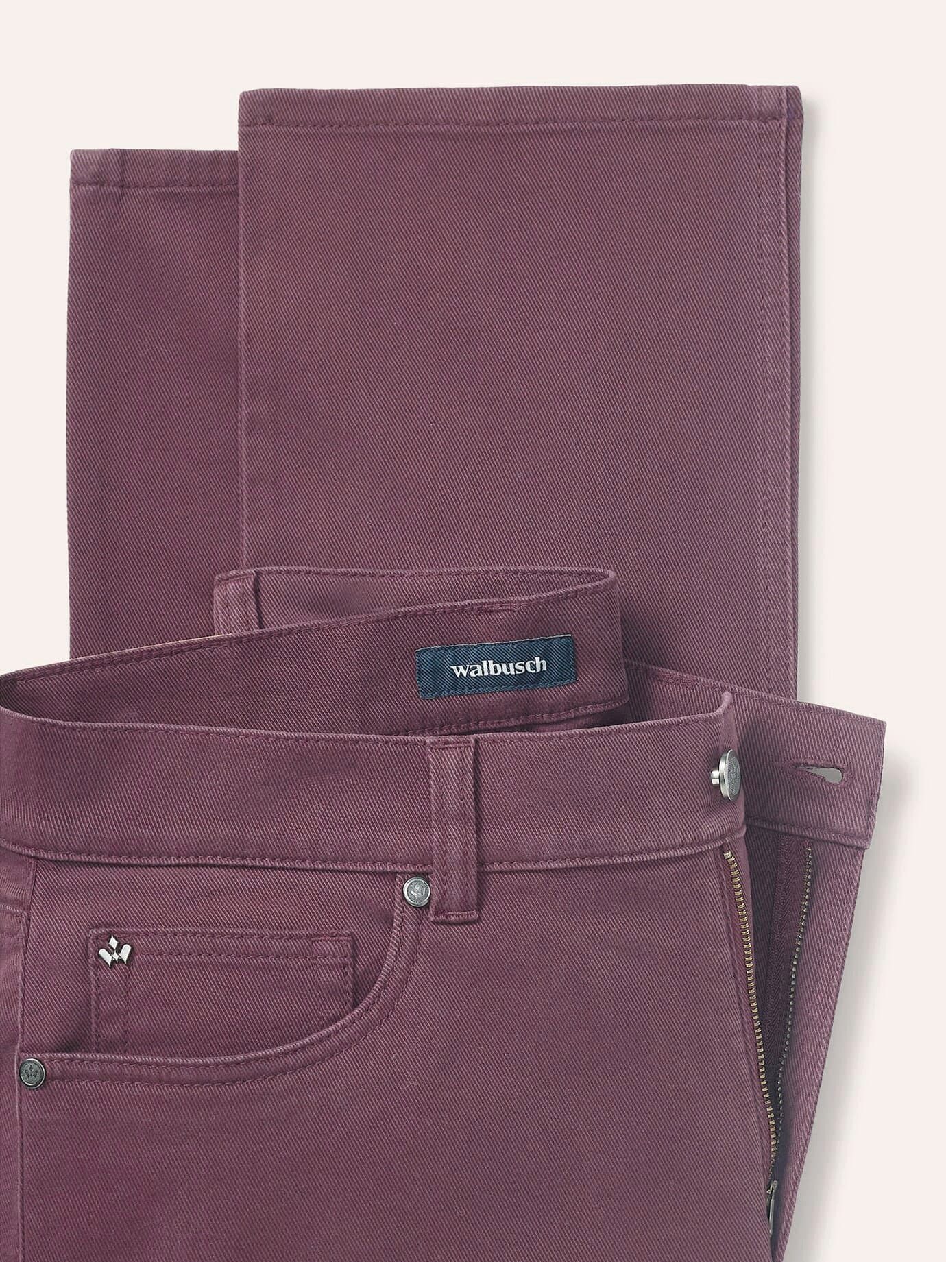 Walbusch 5-Pocket-Hose Herren Wärmende Five Pocket Regular fit, wärmend, Kurzgröße – Bild 4 von 4