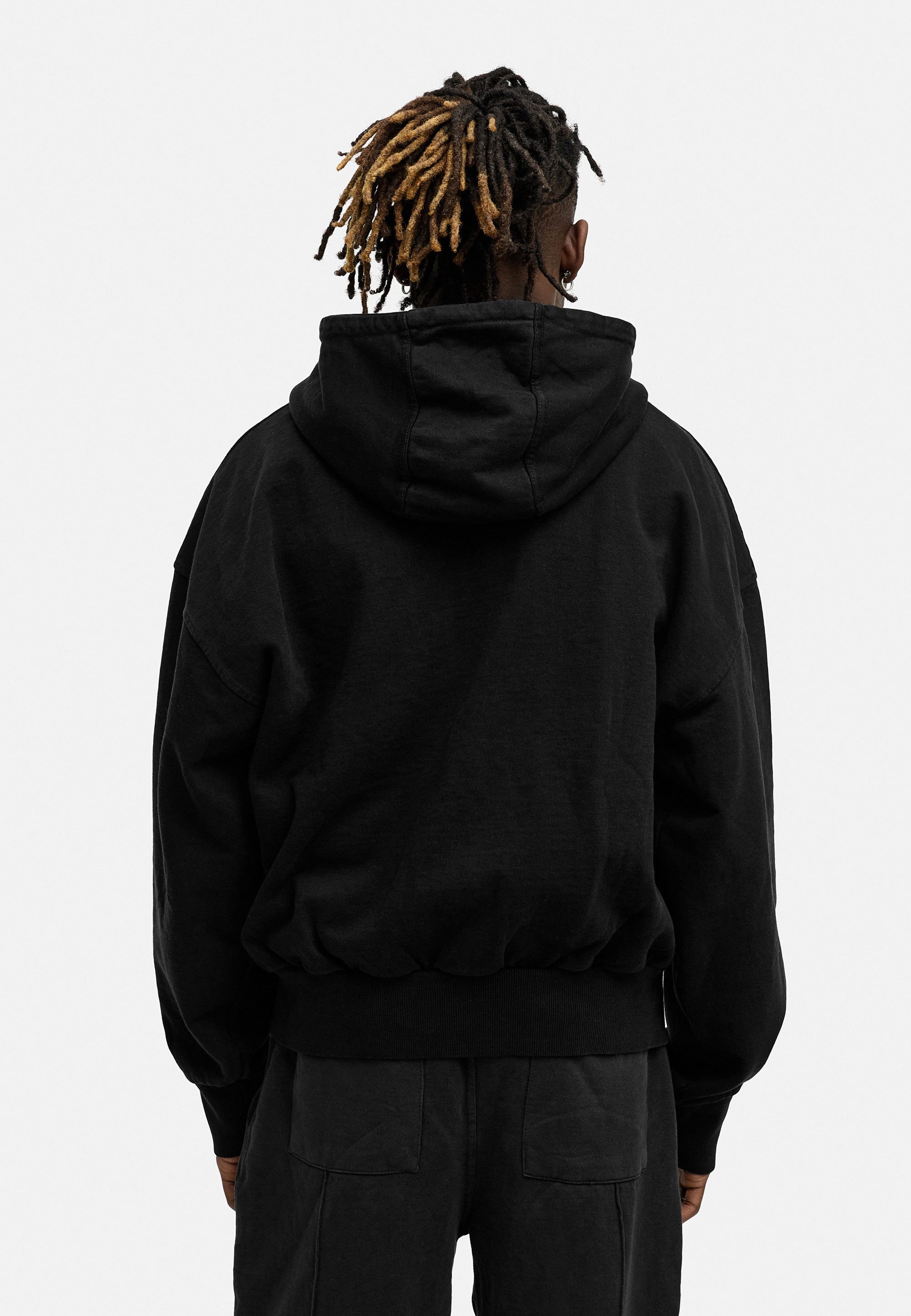 BEHYPE STUDIOS Kapuzensweatjacke IM OVERSIZE BOXY-FIT, ZIPPER-HOODIE Herren Zip-Thru Sweatjacke Kapuzenpullover Kapuzen-Sweatshirt Sweater