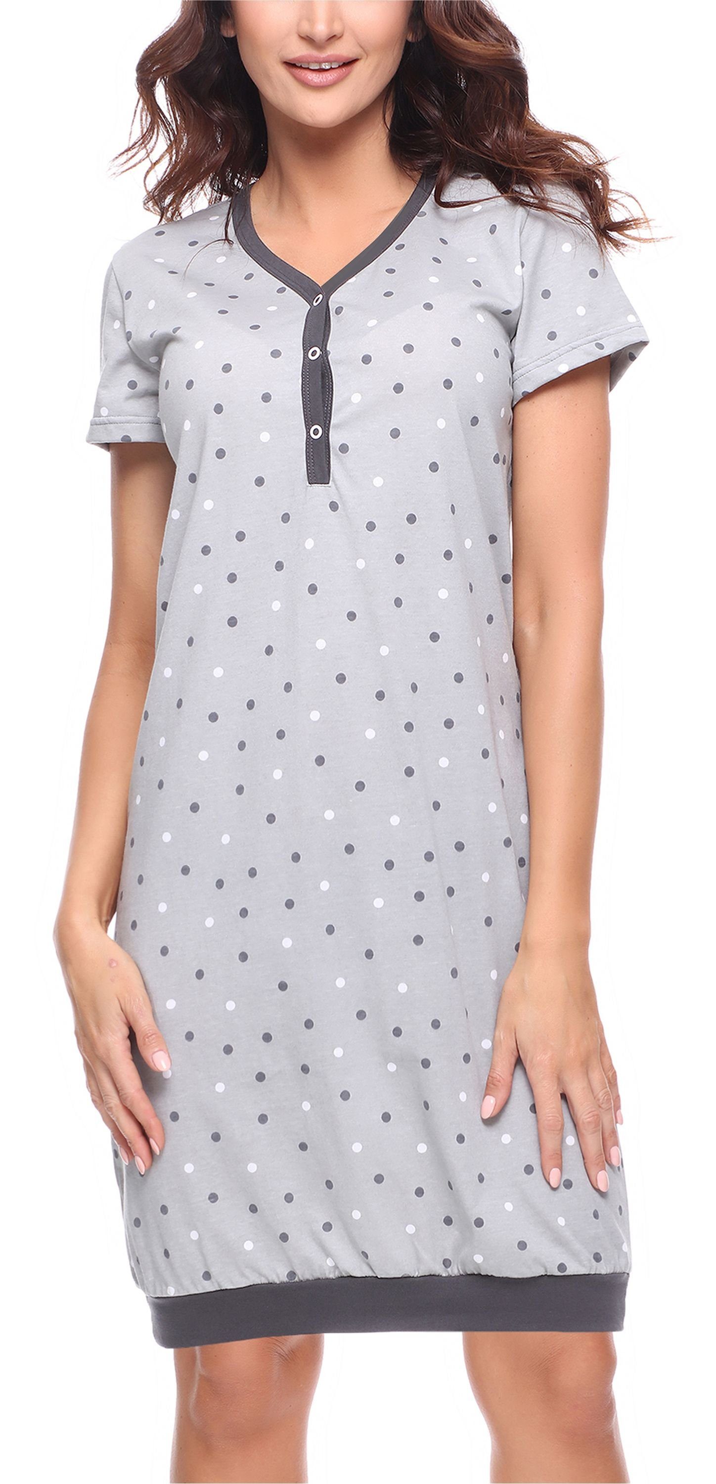 Merry Style Nachthemd Damen Nachthemd MS10-183 (1-tlg) günstig online kaufen