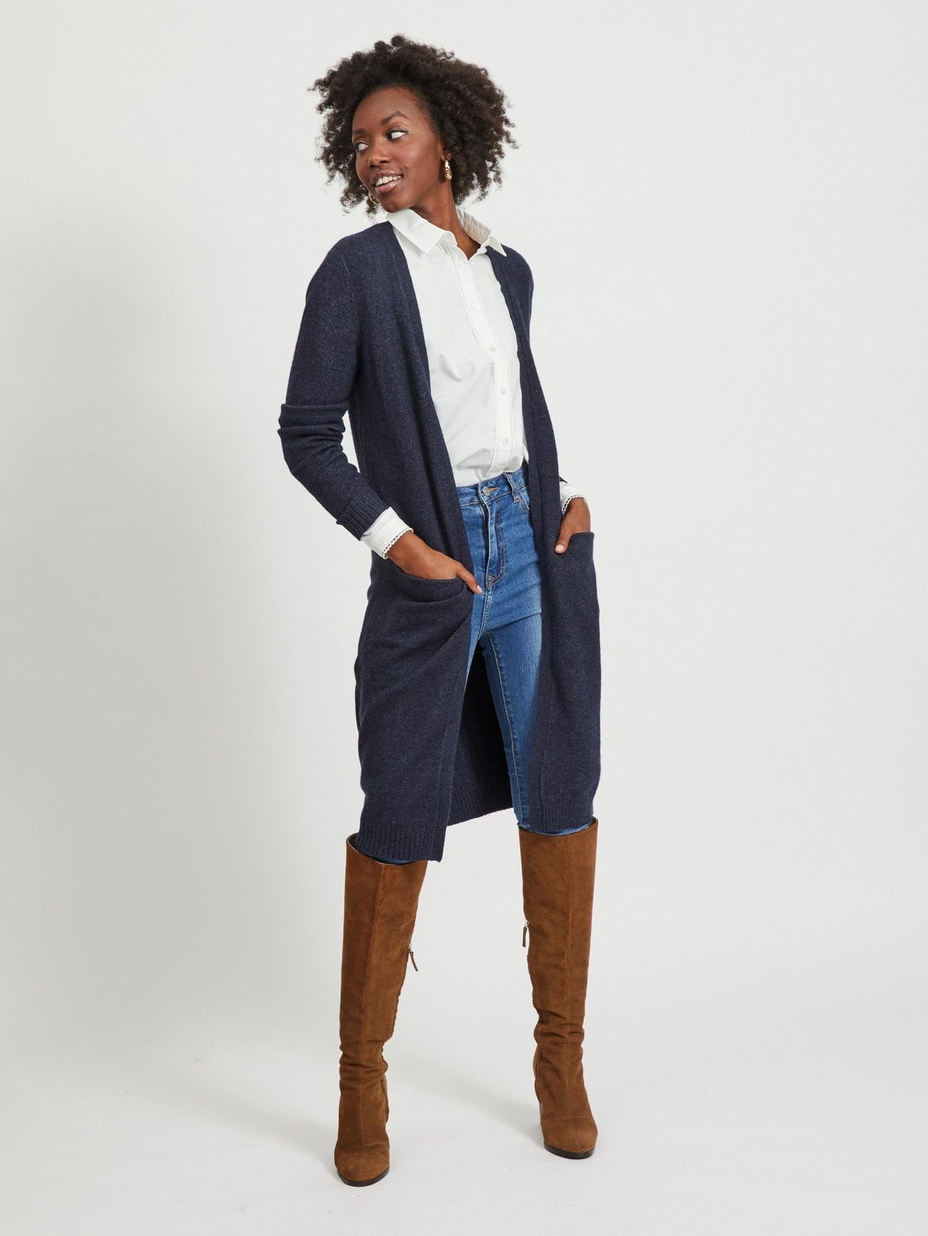 Vila Cardigan VIRIL LONG L/S KNIT günstig online kaufen