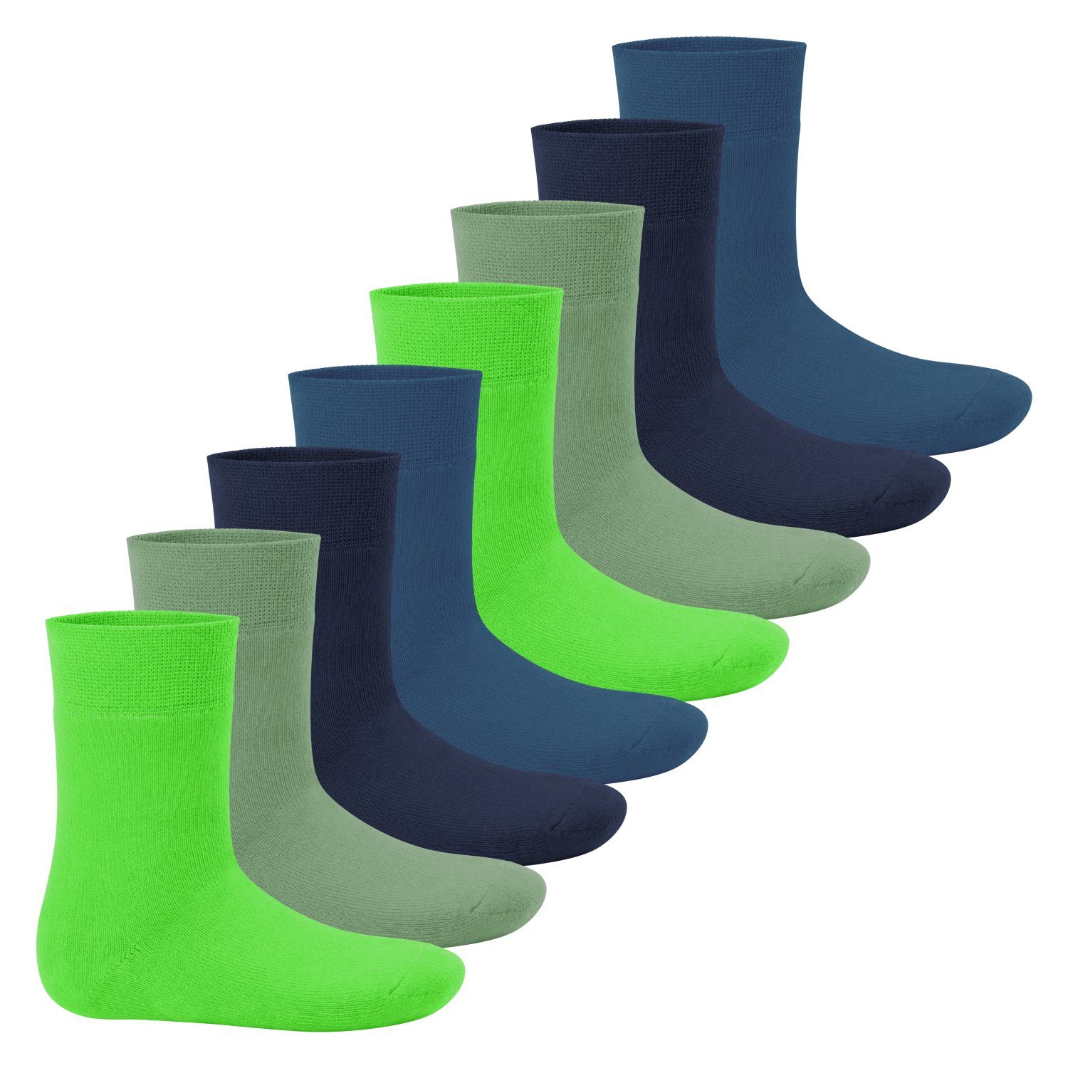 Footstar Thermosocken Kinder Winter Socken (8 Paar) Warme Vollfrottee Thermosocken