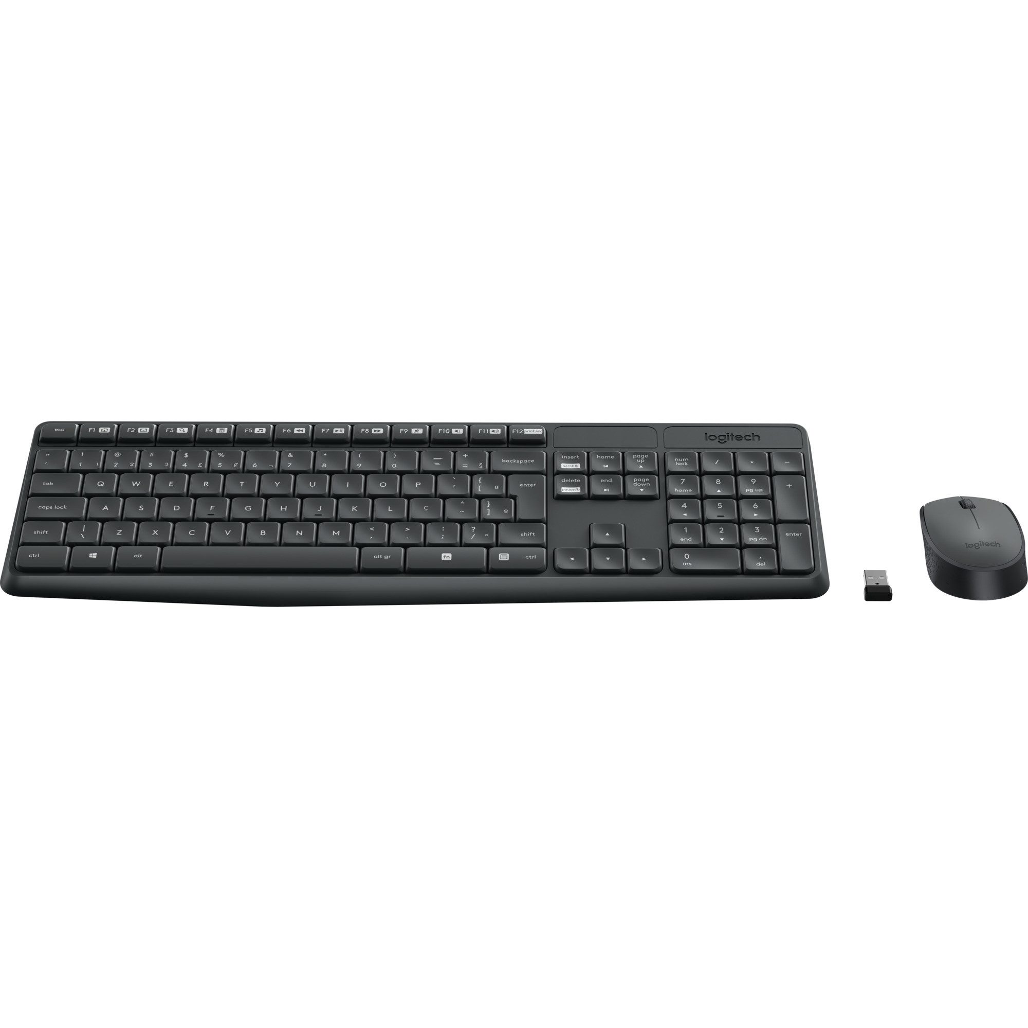 Logitech Logitech Wireless Kombo MK235, Desktop-Set Tastatur- und Maus-Set