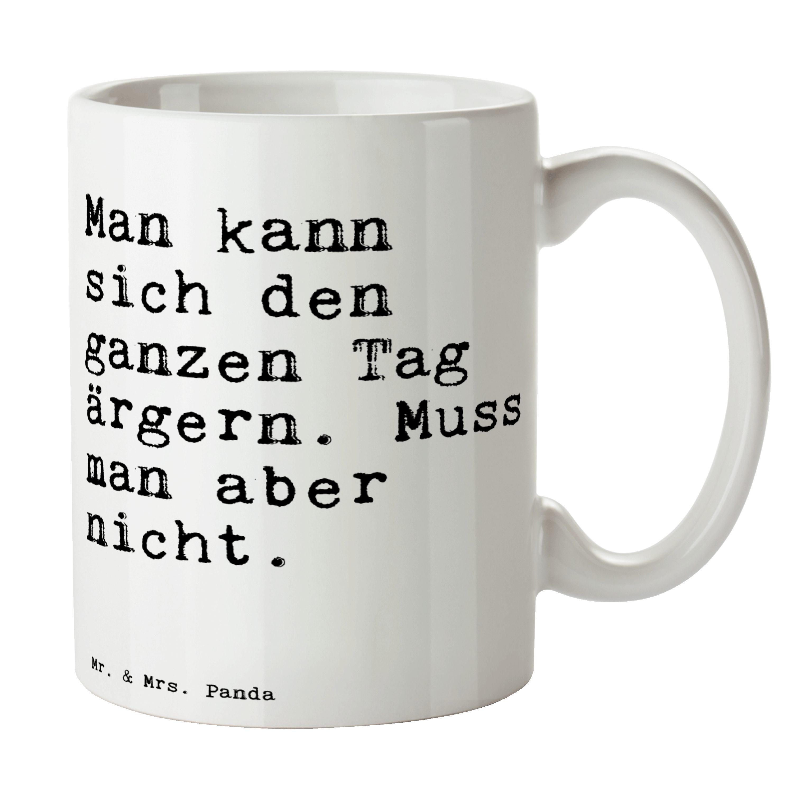 Mr. & Mrs. Panda Tasse »Man kann sich den... Weiß Geschenk, Freund