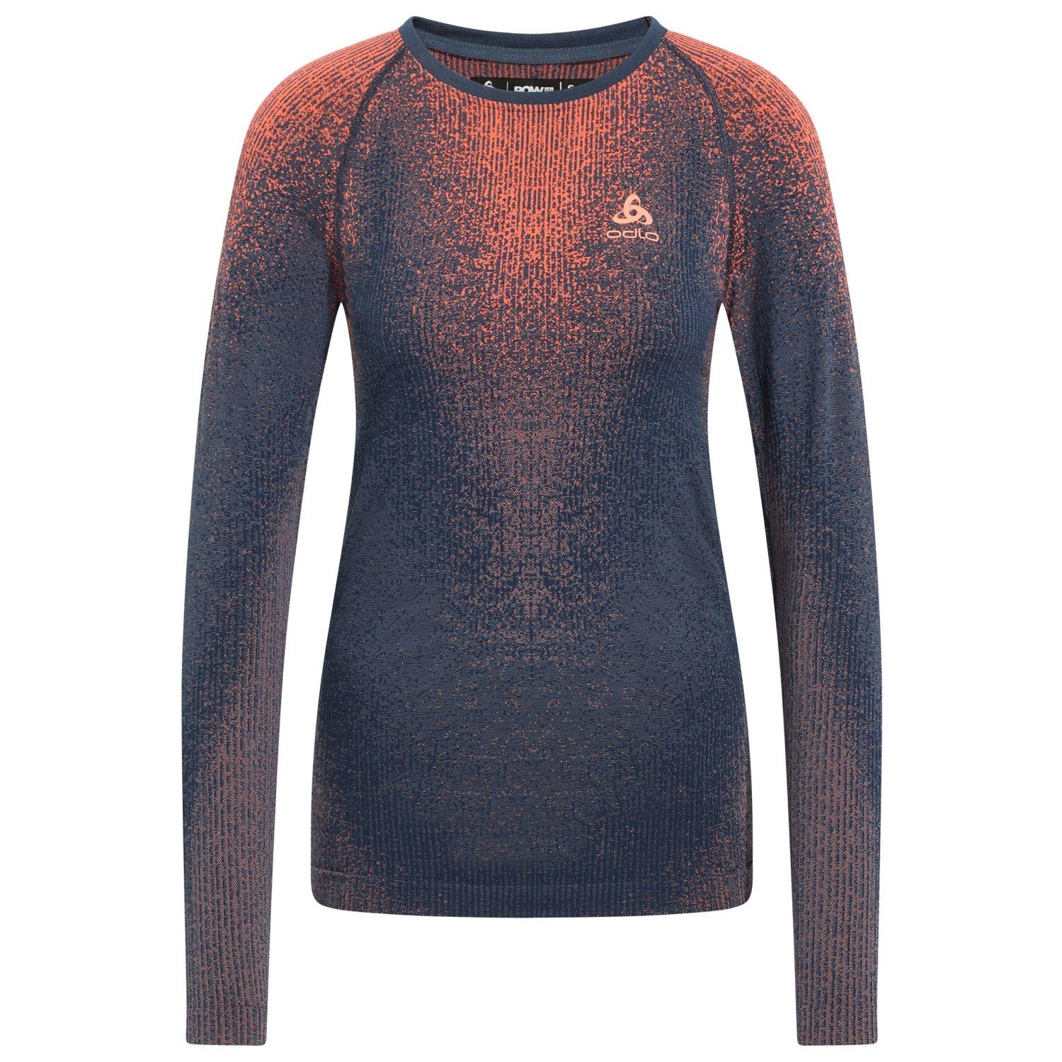 Odlo Langarmshirt Damen Blackcomb Base Layer mit Rundhalsausschnitt (1-tlg)