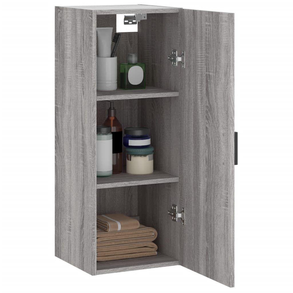 Grau Wandschrank cm Sonoma Sideboard vidaXL St) (1 34,5x34x90