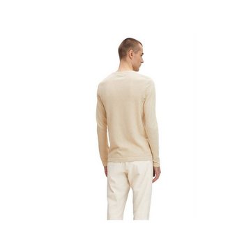 TOM TAILOR Rundhalspullover beige (1-tlg)