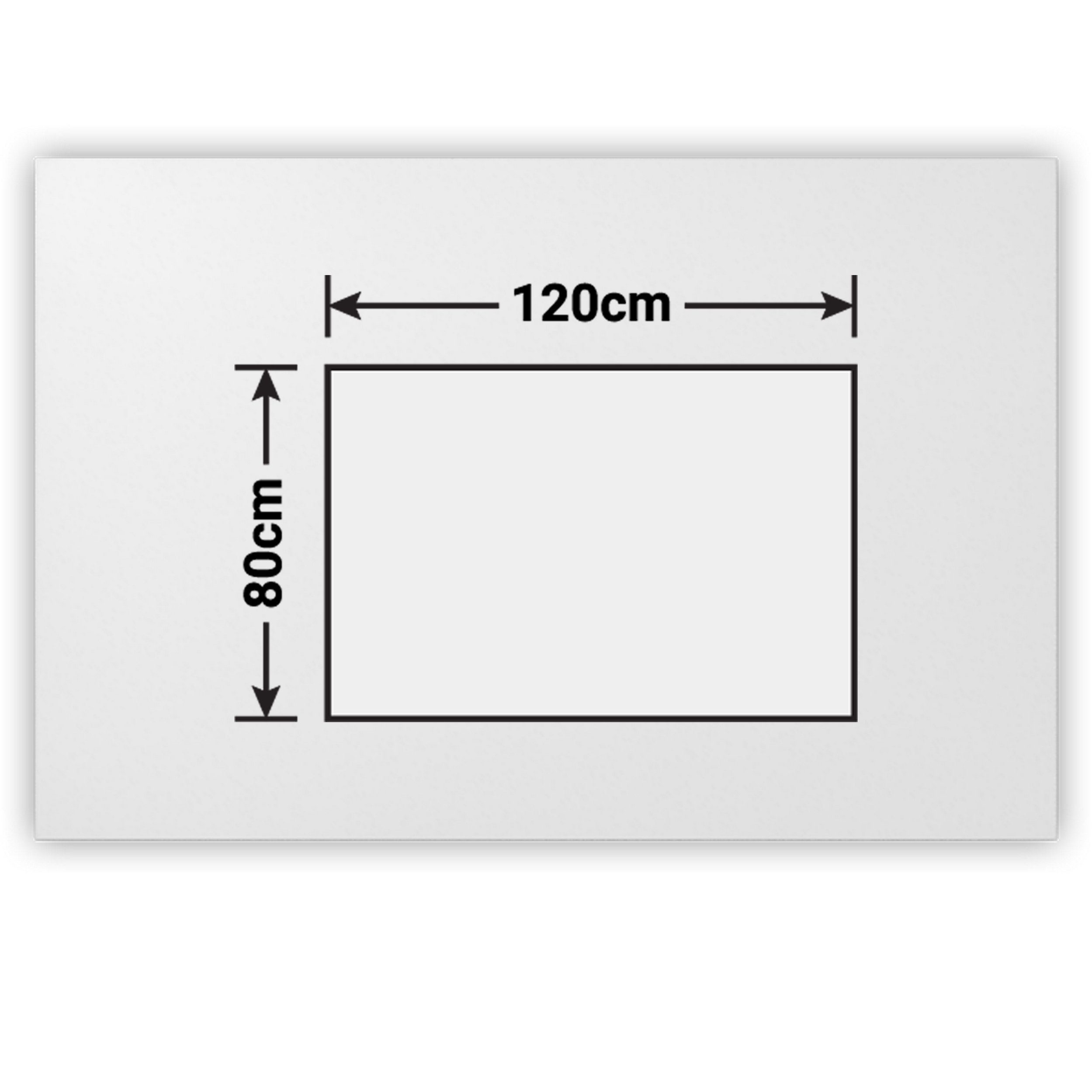 bümö Schreibtisch Schreibtisch Serie-A, Rechteck: Grau 80 cm - 120 Dekor: x