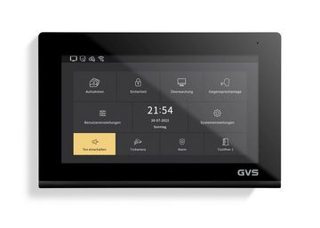 GVS-Deutschland GVS IP Video Türsprechanlage 1-FH/2x 7" Monitor/Komplettset AVS5285A Video-Türsprechanlage