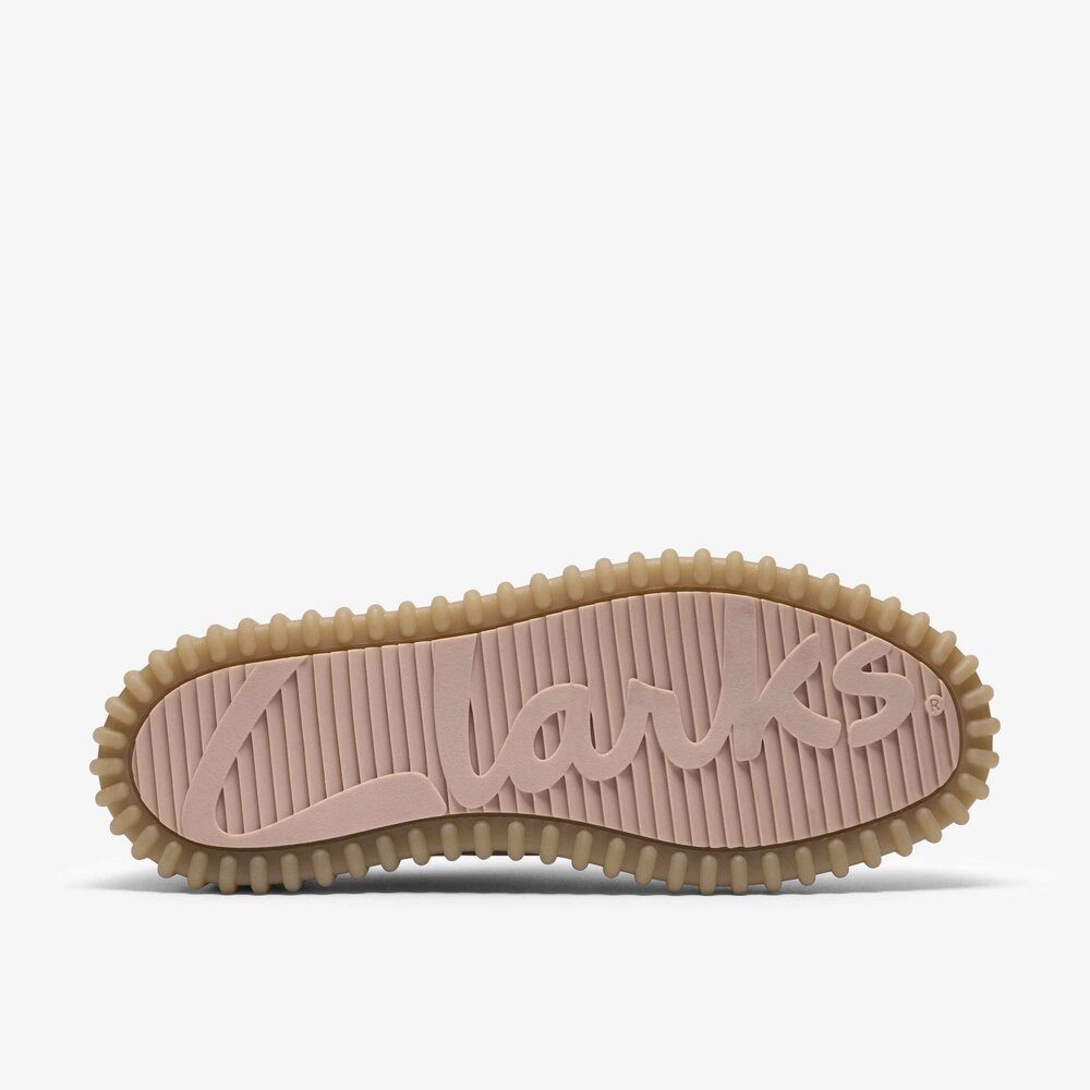 Clarks Clarks - Torhill Bee Light Pink Txt - Rot Schnürschuh